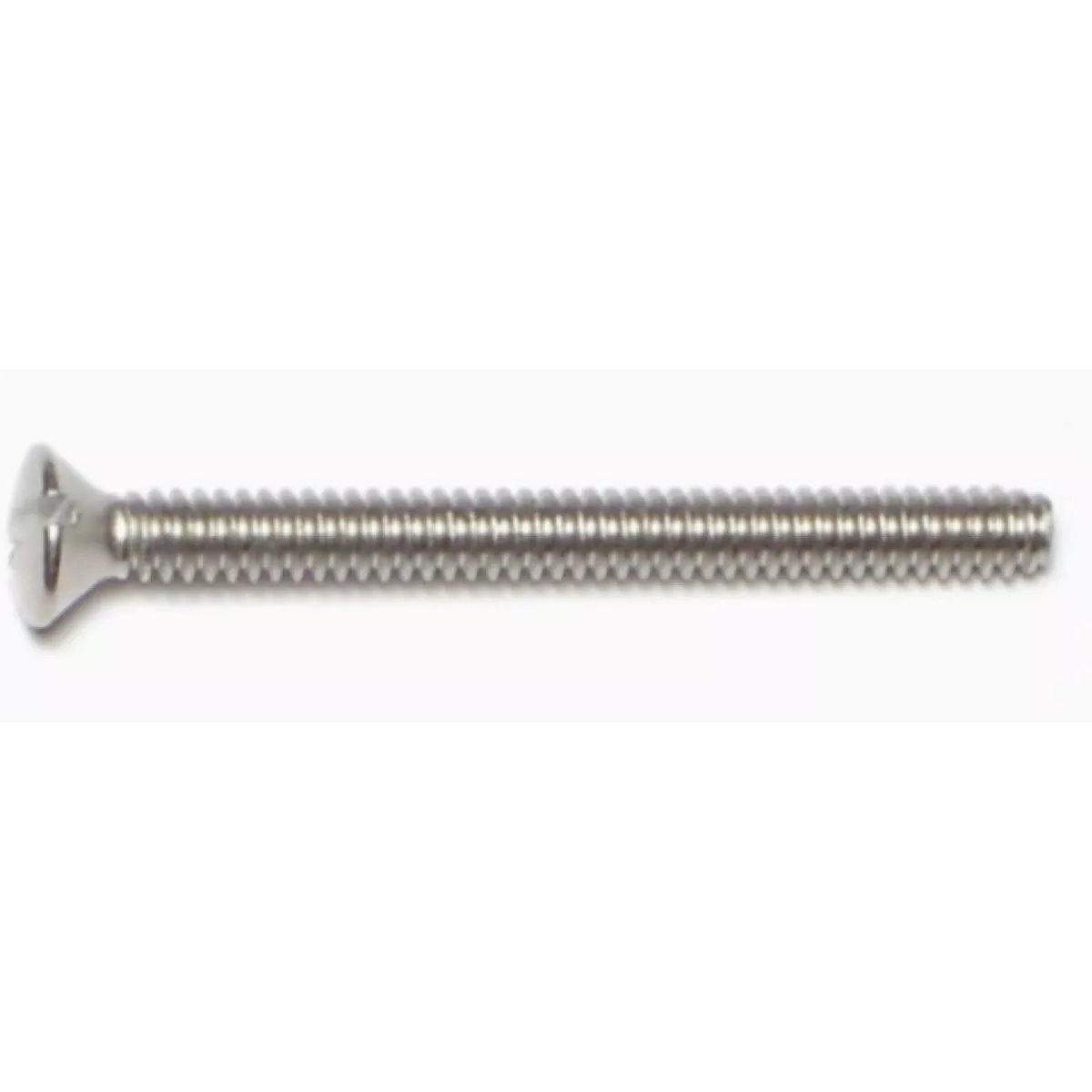 Midwest Fastener #6-32 x 1-1/2 In. 18-8 Stainless Steel Coarse Thread Slotted Oval Head Machine Screws (20 Ct.)