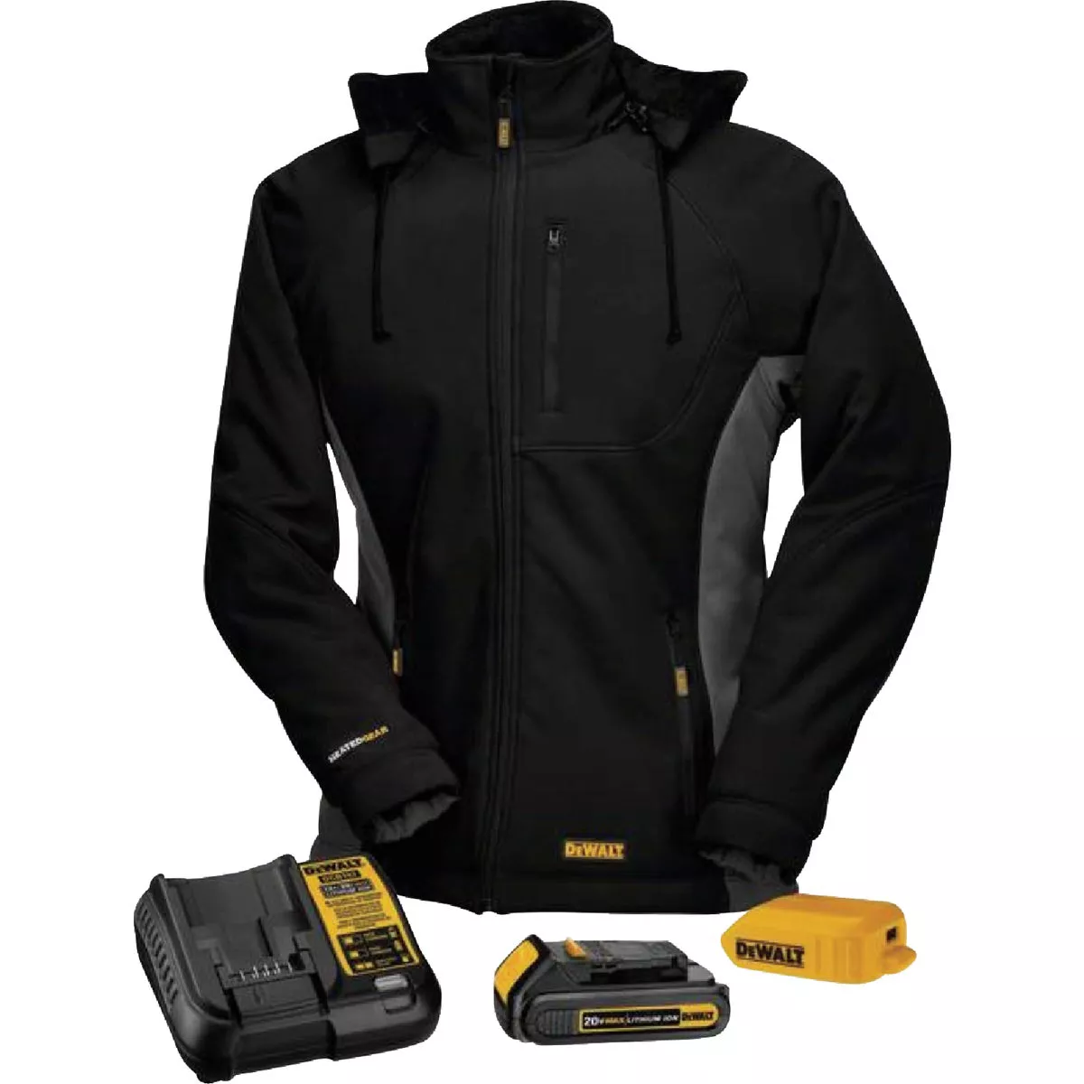 DEWALT Women's Black Soft Shell Heated Coat Kit, XL - photo 4
