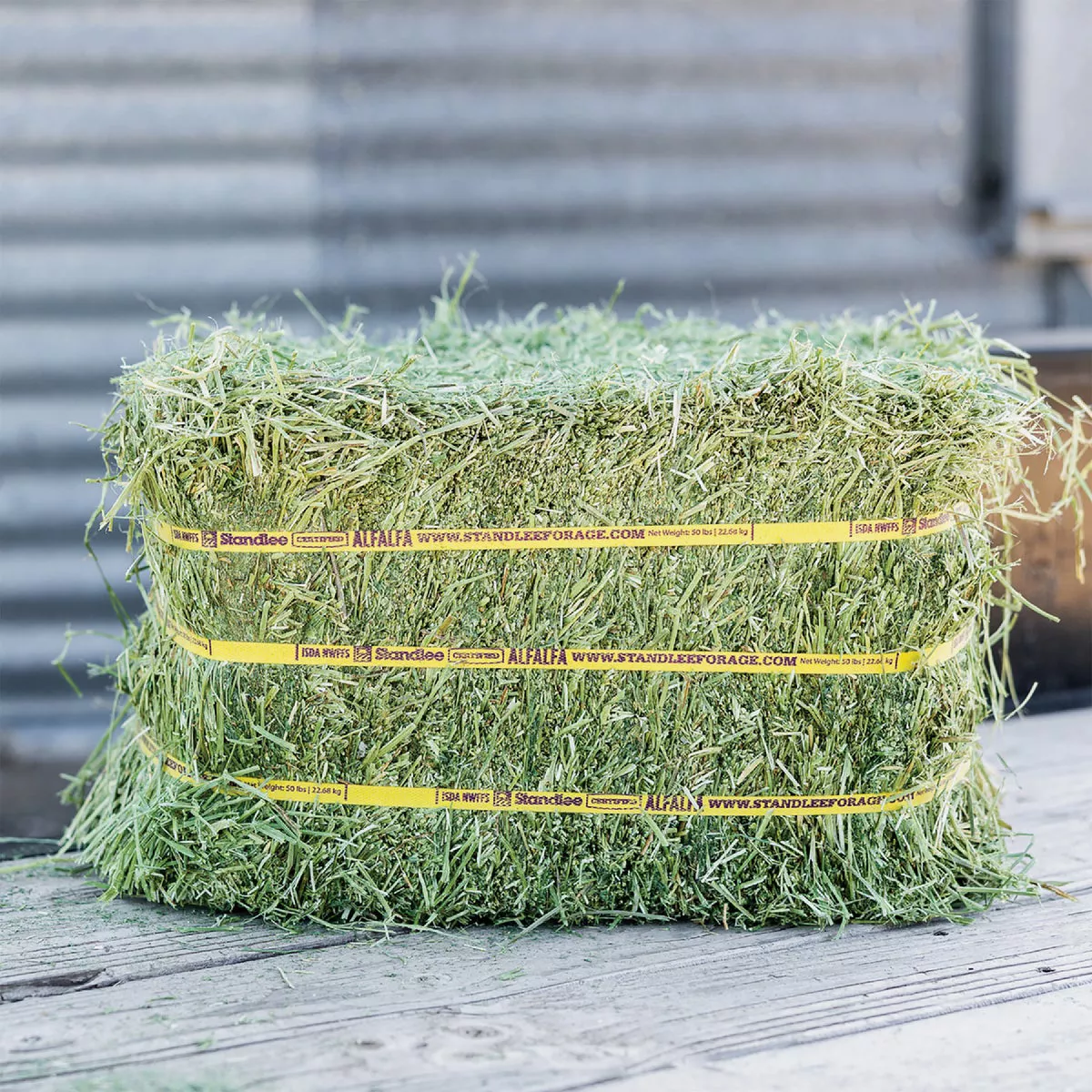 Standlee Premium Western Forage 50 Lb. Certified Alfalfa Compressed Bale - photo 5