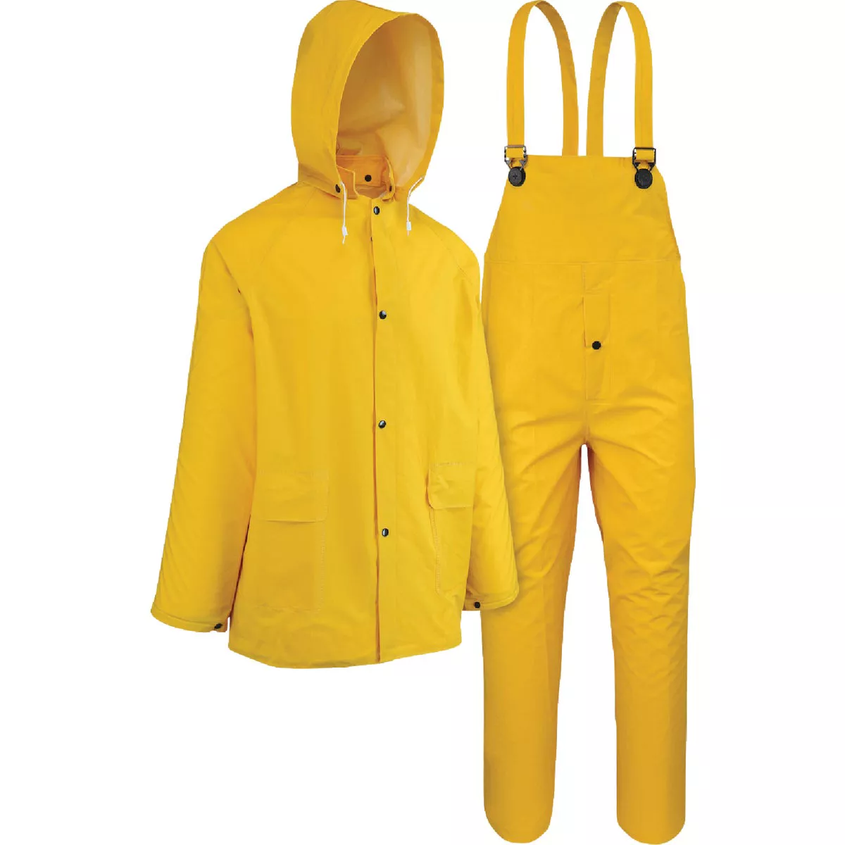 Boss 2XL 3-Piece Yellow PVC Rain Suit