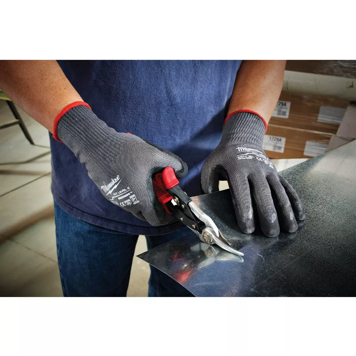 Milwaukee Unisex Large Nitrile Coated Cut Level 5 Work Glove - photo 2