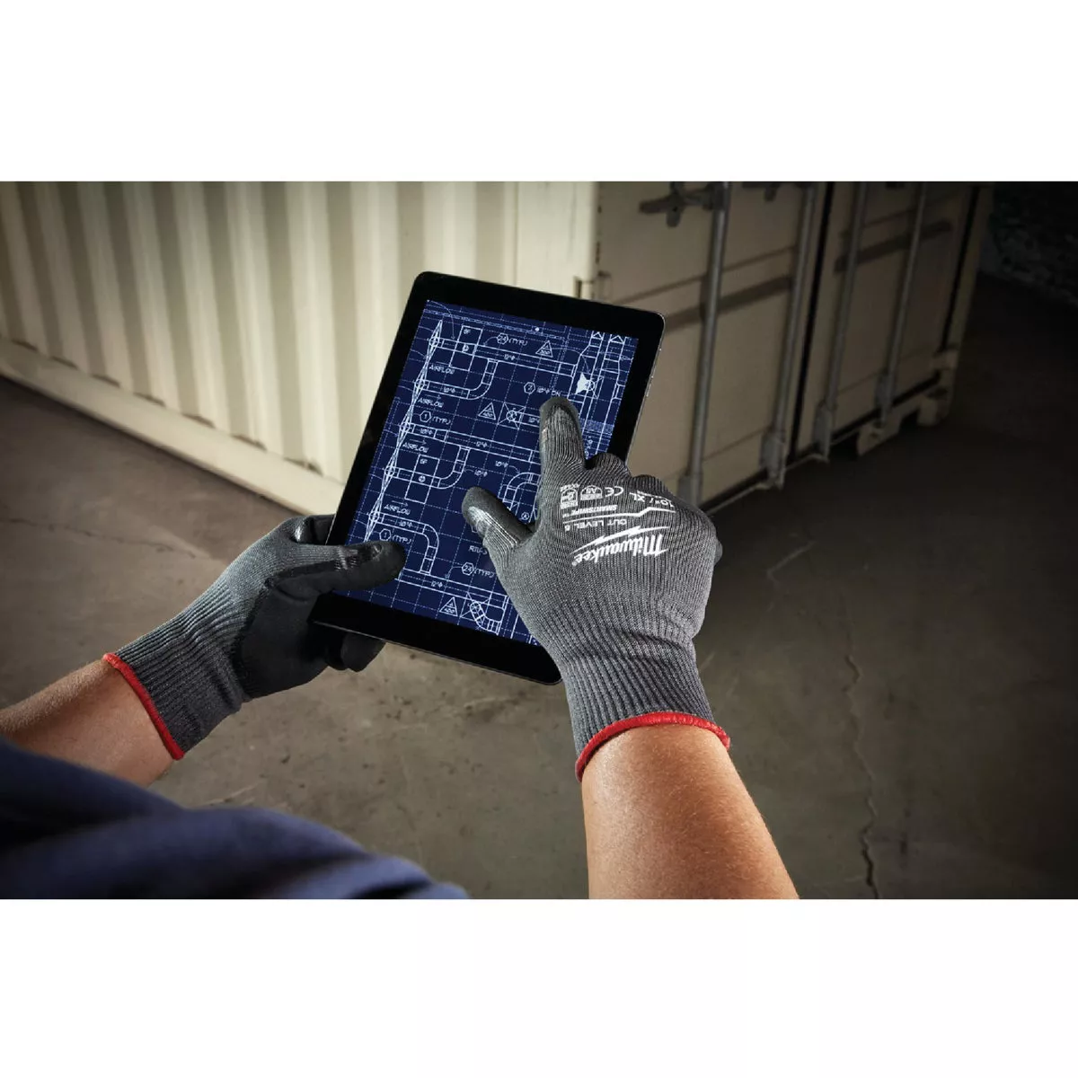 Milwaukee Unisex Large Nitrile Coated Cut Level 5 Work Glove - photo 3