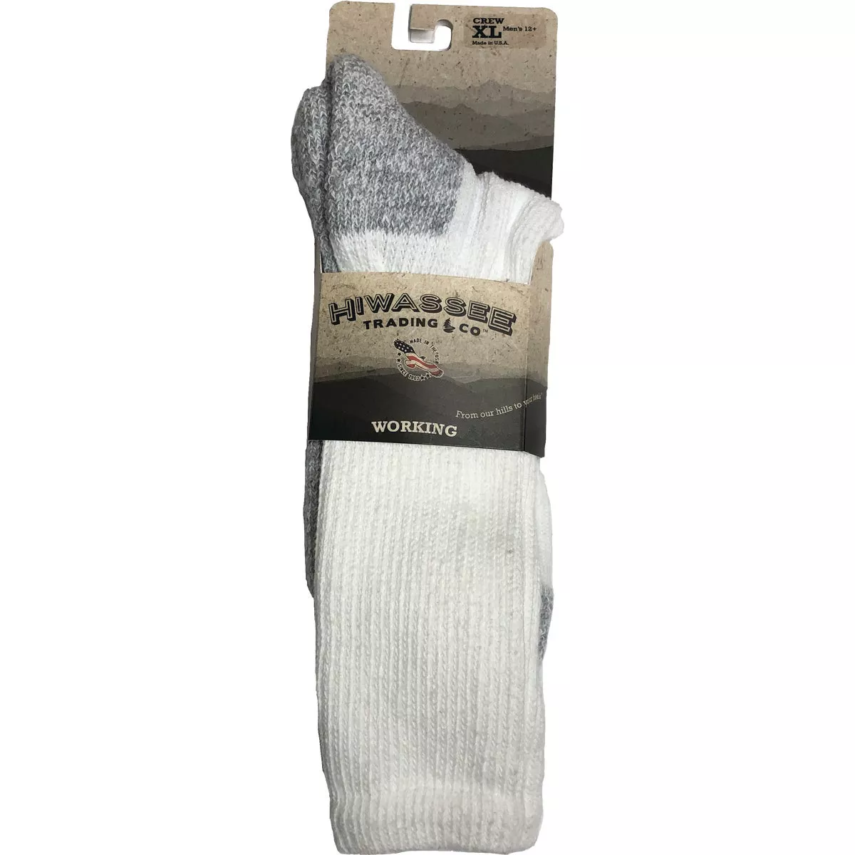 Hiwassee Trading Company Working Series Large White Crew Sock - photo 2