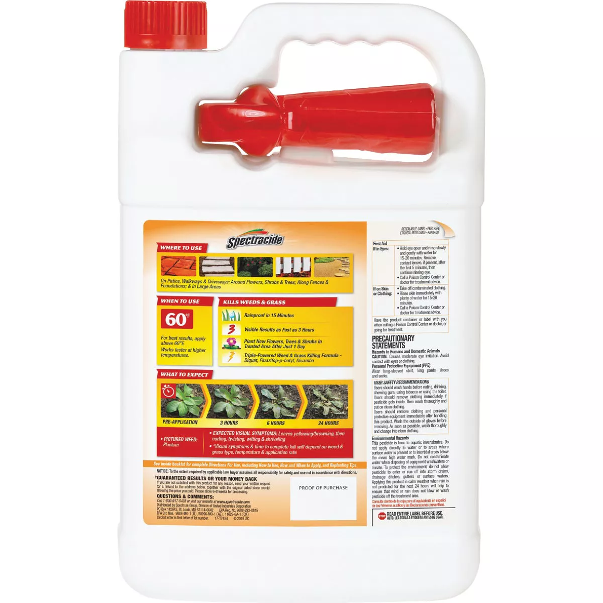 Spectracide 1 Gal. Ready To Use Trigger Spray Weed & Grass Killer - photo 2