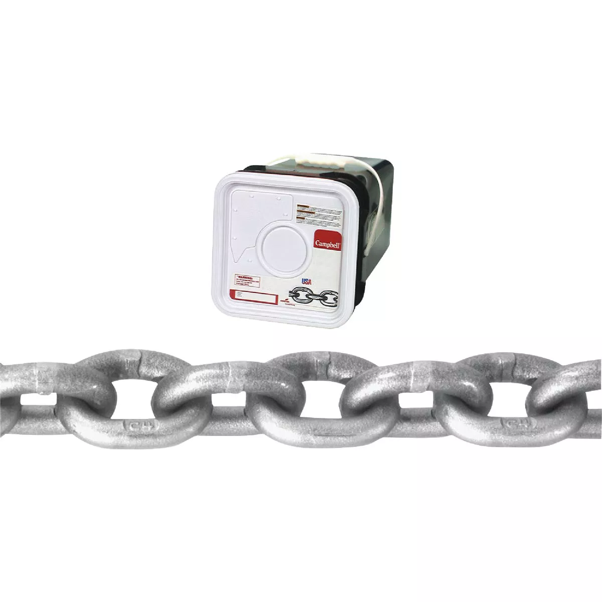 Campbell 5/16 In. 60 Ft. Bright Carbon Steel Coil Chain