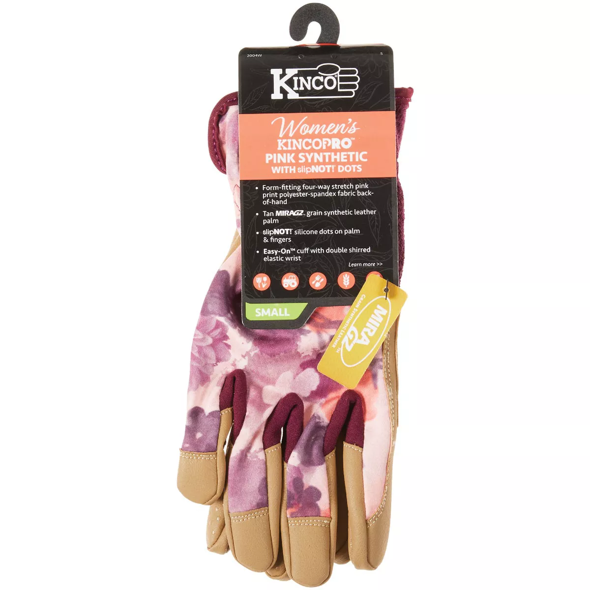KincoPro Women's Small Faux Leather Palm Work Glove - photo 2