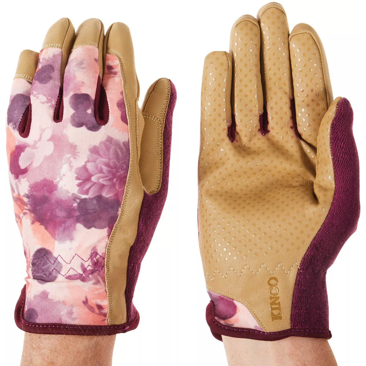 KincoPro Women's Small Faux Leather Palm Work Glove - photo 3