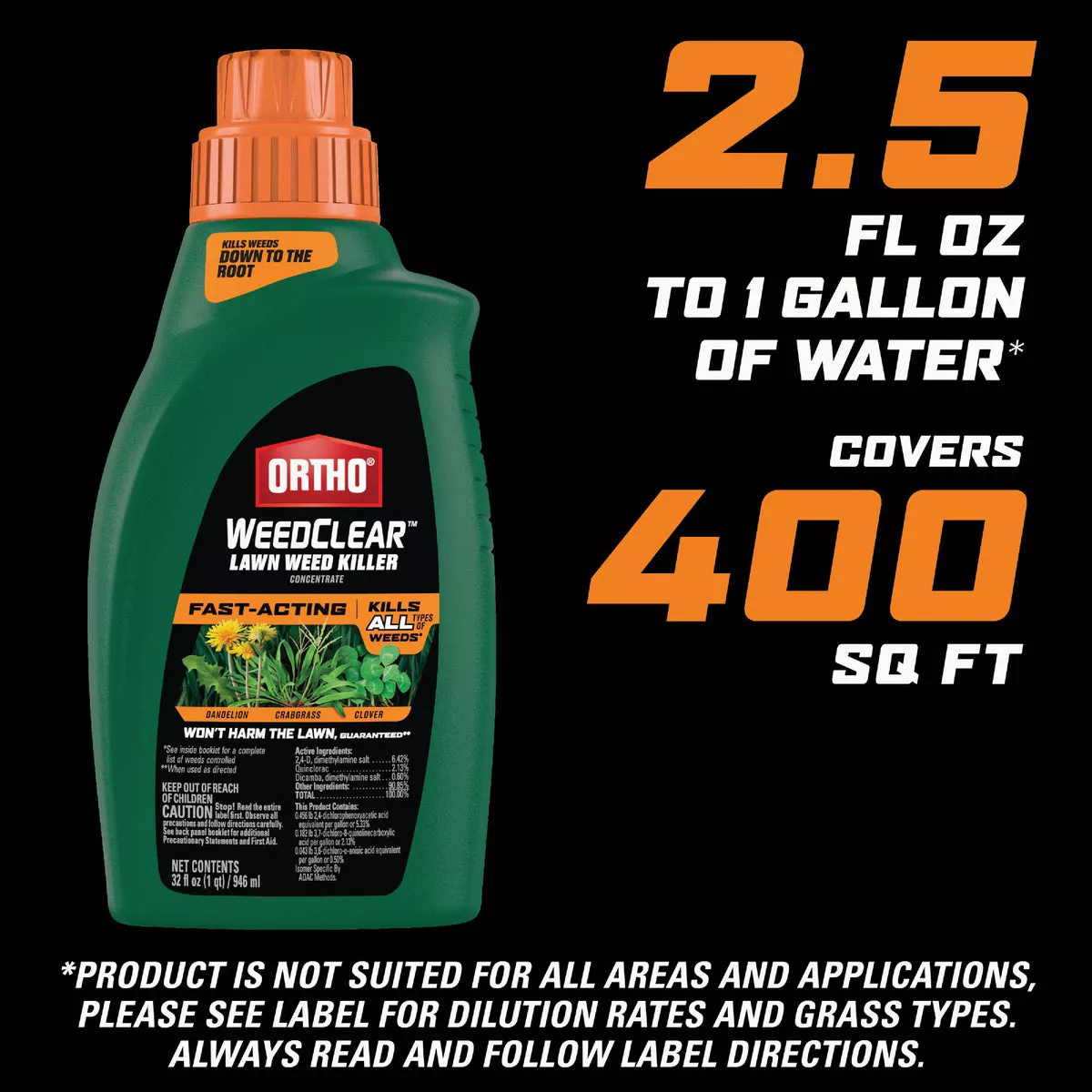 Ortho WeedClear 32 Oz. Concentrate Lawn Weed Killer - photo 5