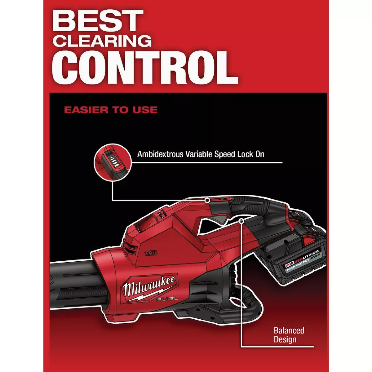 Milwaukee M18 FUEL Brushless Dual Battery Cordless Blower (Tool Only) - photo 5