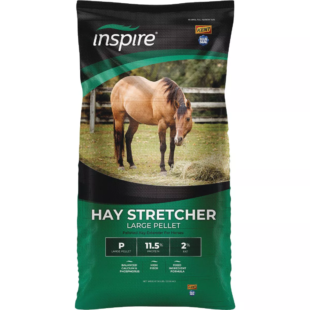 Kent Inspire Hay Stretcher 50 Lb. Large Pellet Horse Feed