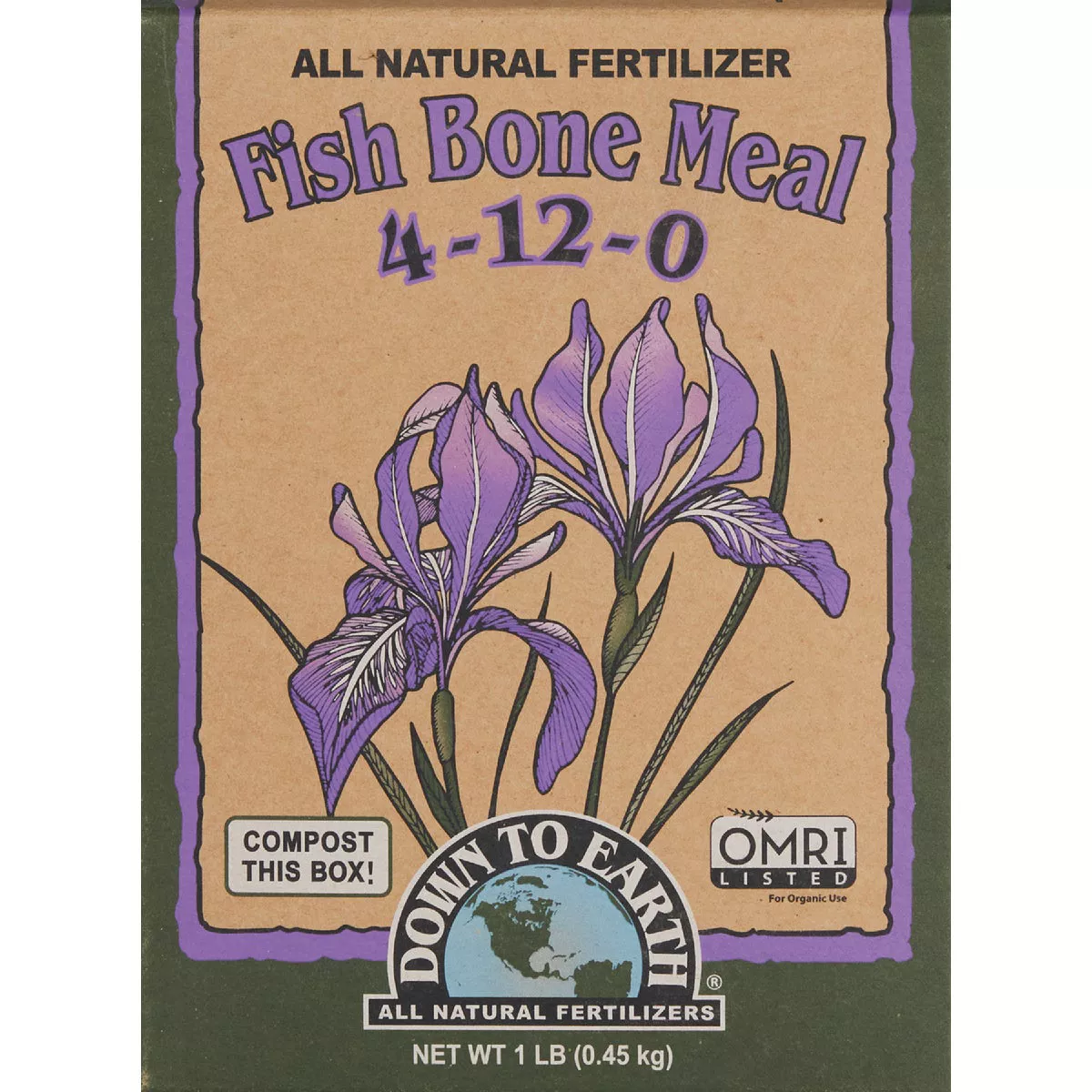 Down To Earth 1 Lb. 4-12-0 Fish Bone Meal - photo 2