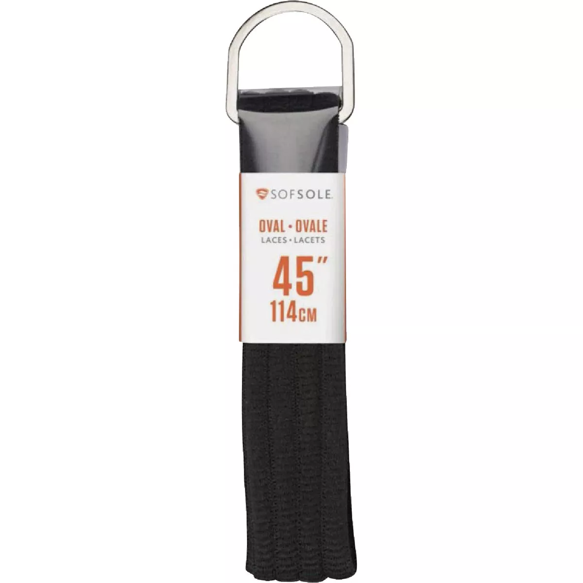 Sof Sole 45 In. Black Athletic Shoe Laces