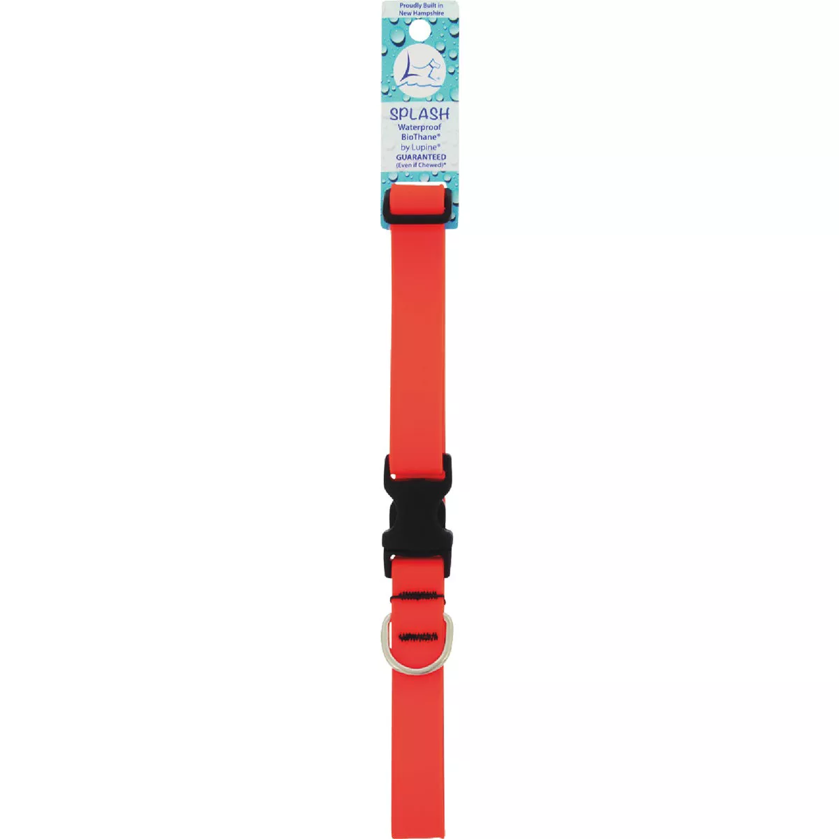 Lupine 1 In. Waterproof Neon Orange 16 to 28 In. Adjustable Collar