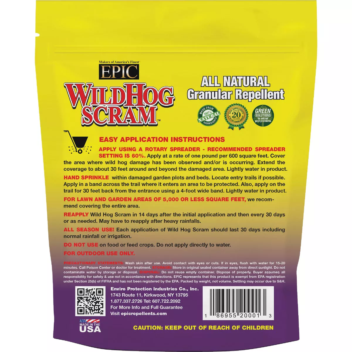 Wild Hog Scram 10 Lb. Granular Wild Hog Repellent - photo 2