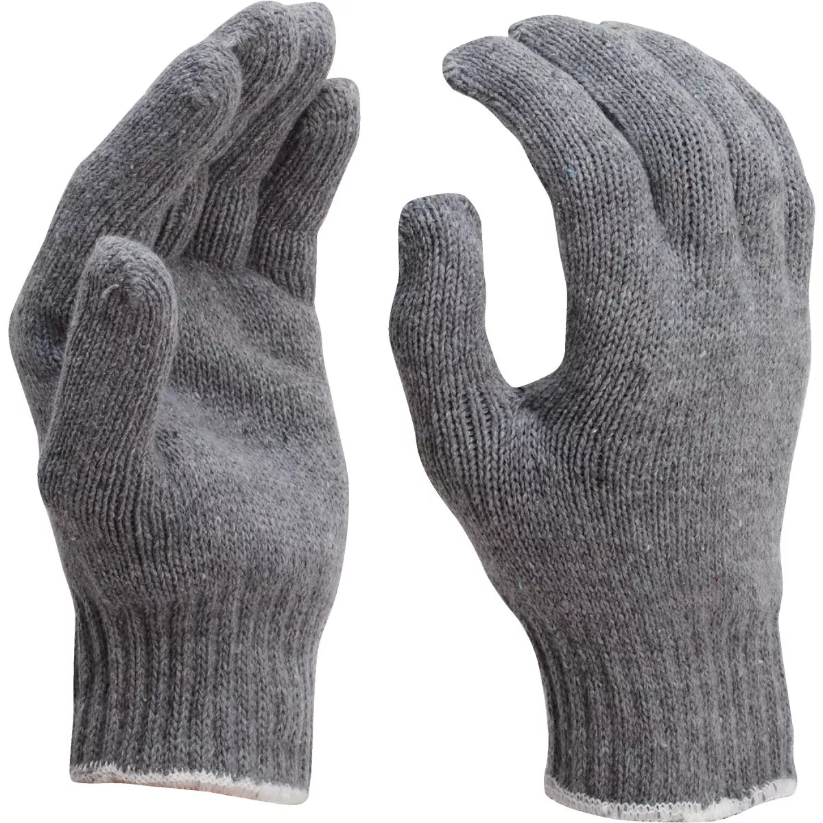 Do it Men's Large Reversible Knit Polyester Mason Glove, Gray - photo 3