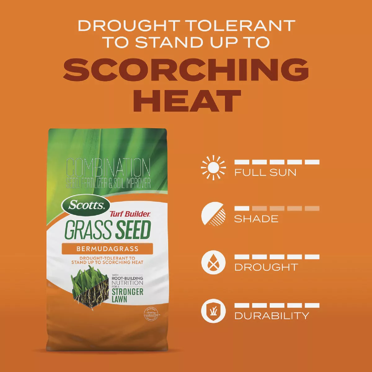 Scotts Turf Builder 4 Lb. 1330 Sq. Ft. Bermudagrass Grass Seed, Fertilizer, and Soil Improver Combination - photo 7