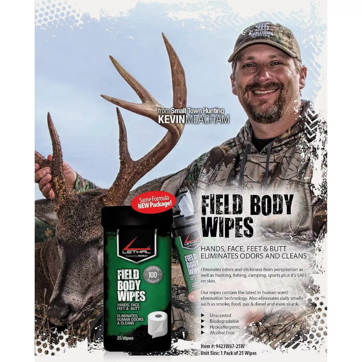 Lethal Field Body Wipes (25-Pack) - photo 2