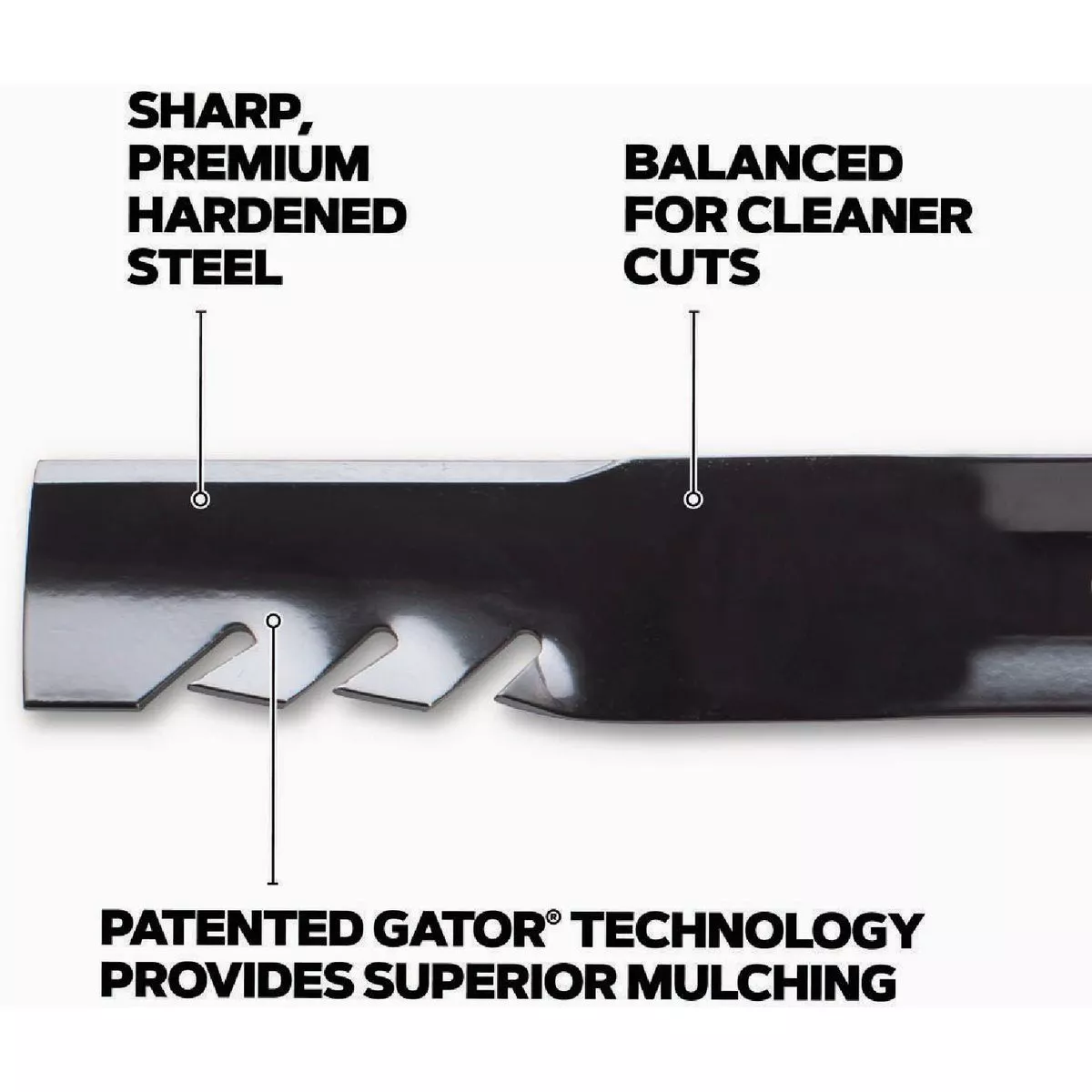Oregon Gator 54 In. Deck Riding Lawnmower Blade - Fits Husqvarna and Craftsman (3-Count) - photo 4