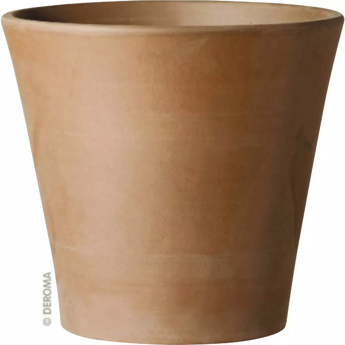 Deroma 10.2 In. Grafite Clay Cone Planter