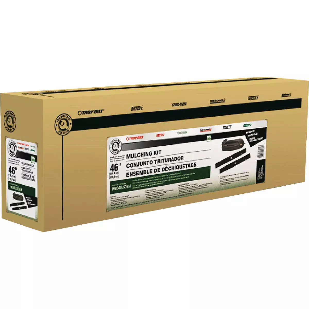 Original Equipment Mulching Kit with Blades for 46 In. Lawn and Zero-Turn Mowers - photo 2