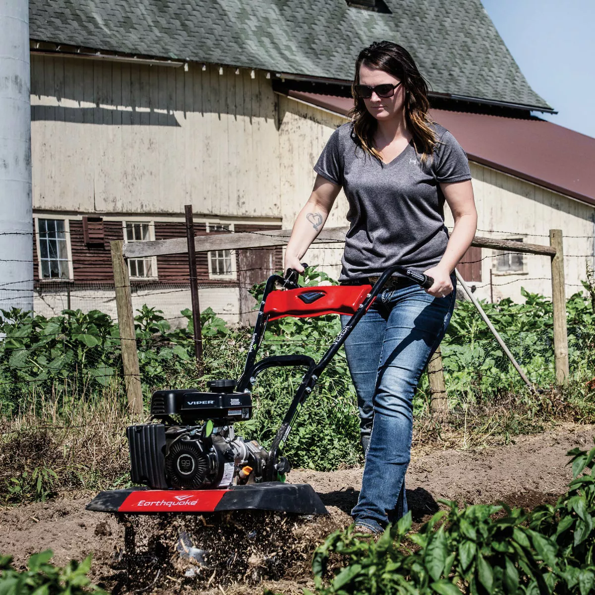 Earthquake Versa Tiller Cultivator with 99cc 4-Cycle Viper Engine - photo 2