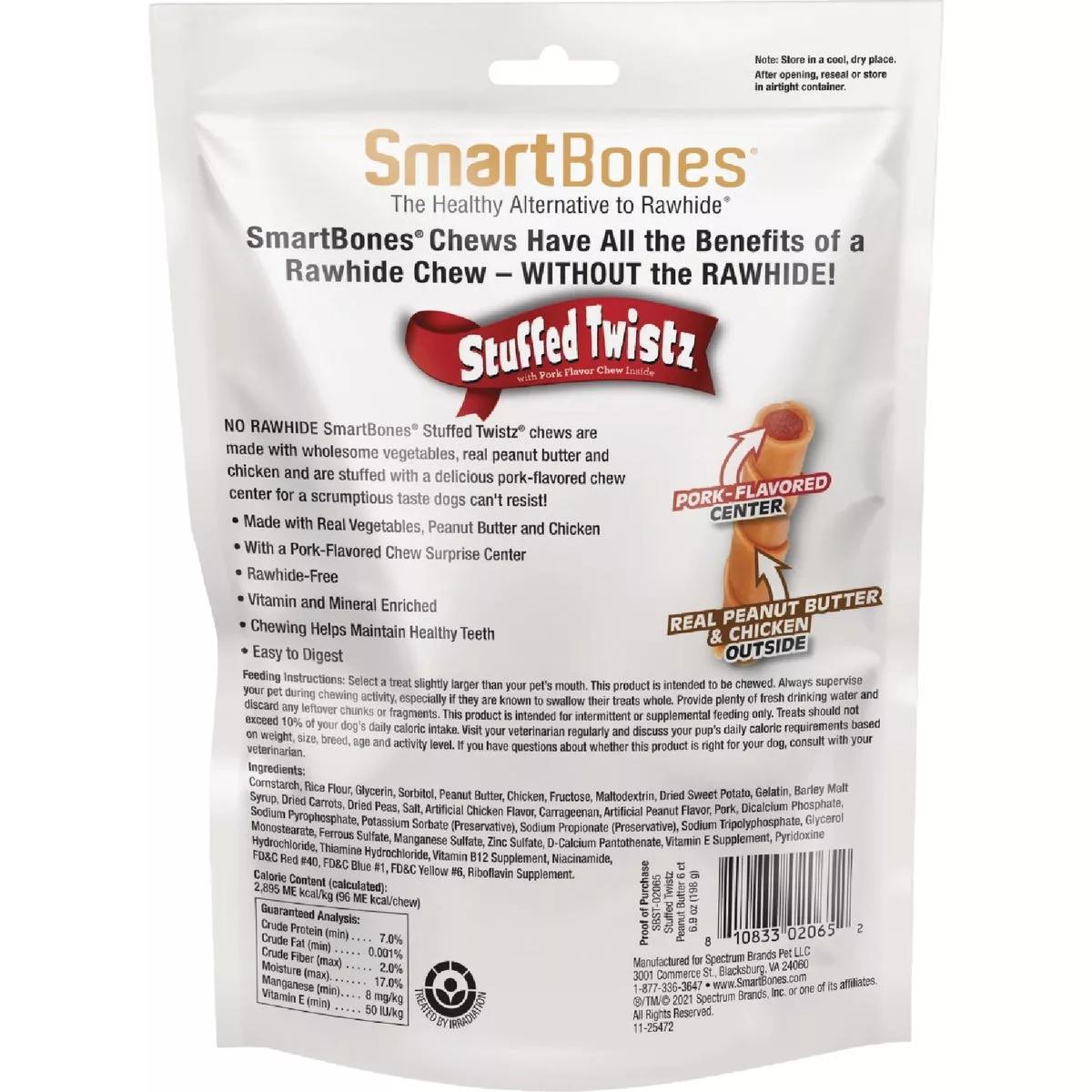 SmartBones Stuffed Twistz Dog Chew (6-Pack) - photo 2