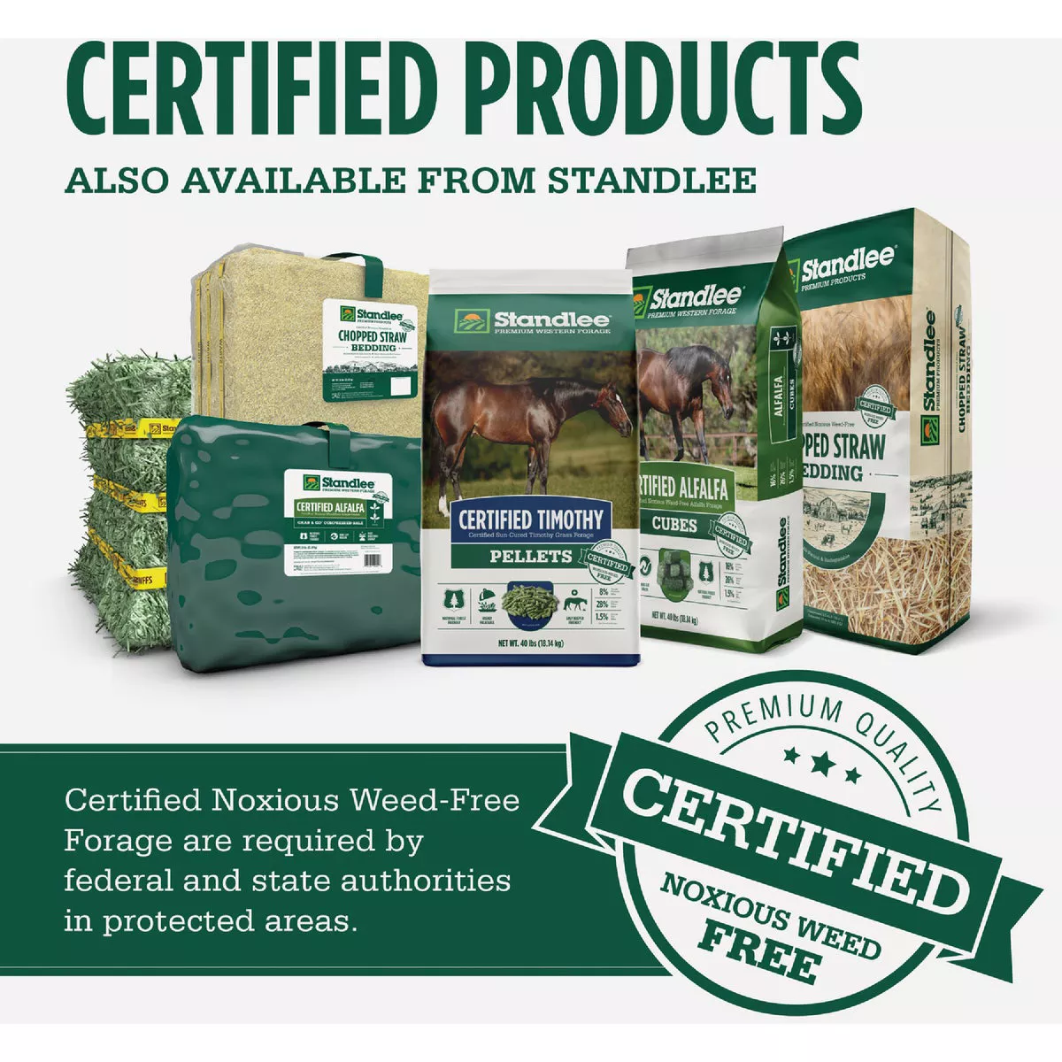 Standlee Premium Western Forage 50 Lb. Certified Timothy Compressed Bale - photo 4