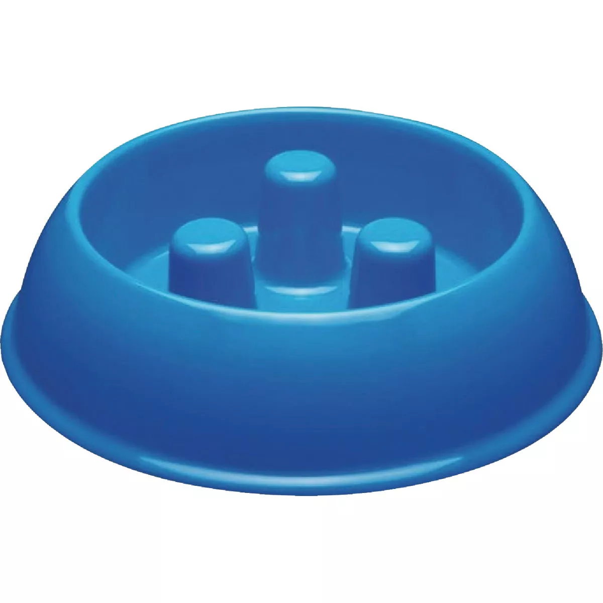 Boss Pet Pro Select 40 Oz. Blue Plastic Slow Feeder Bowl