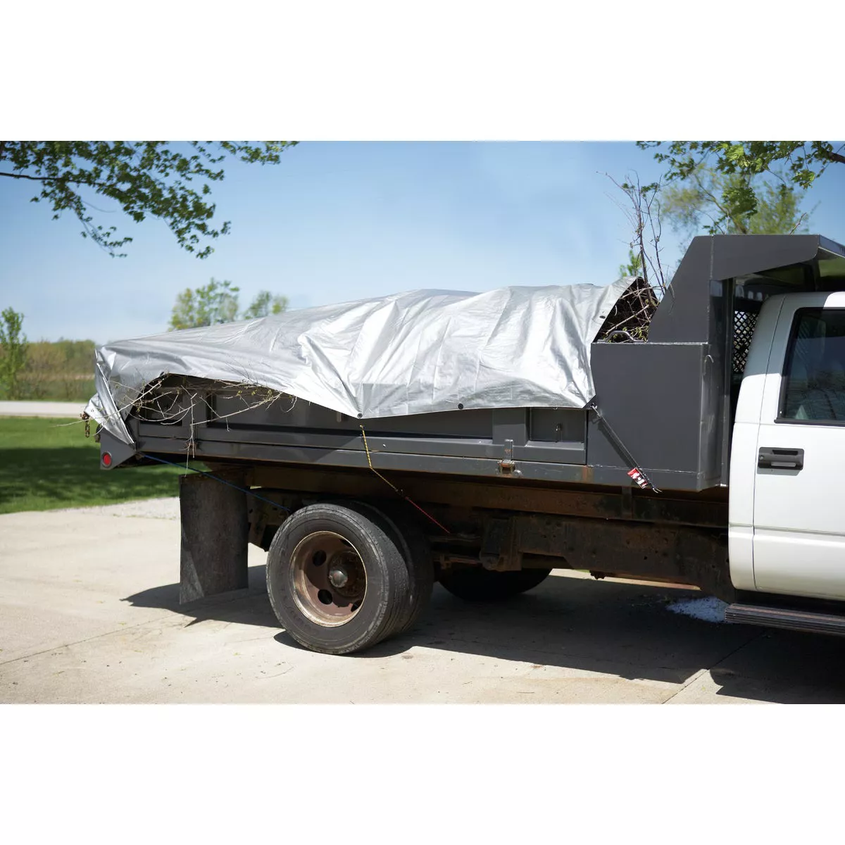Do it Best Silver Woven 9 Ft. x 12 Ft. Heavy Duty Poly Tarp - photo 3