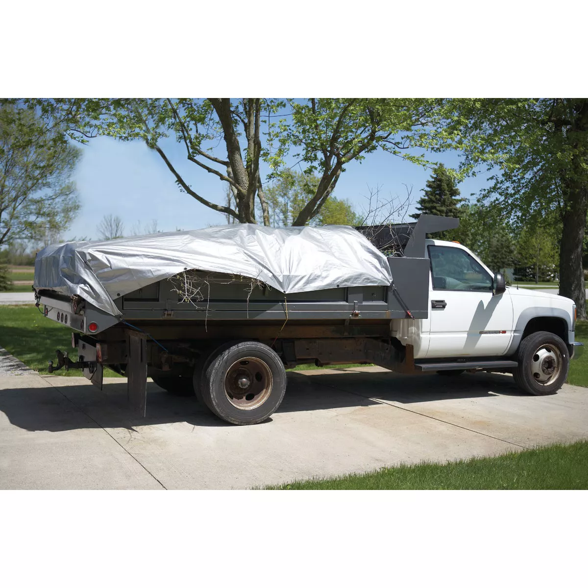 Do it Best Silver Woven 9 Ft. x 12 Ft. Heavy Duty Poly Tarp - photo 4