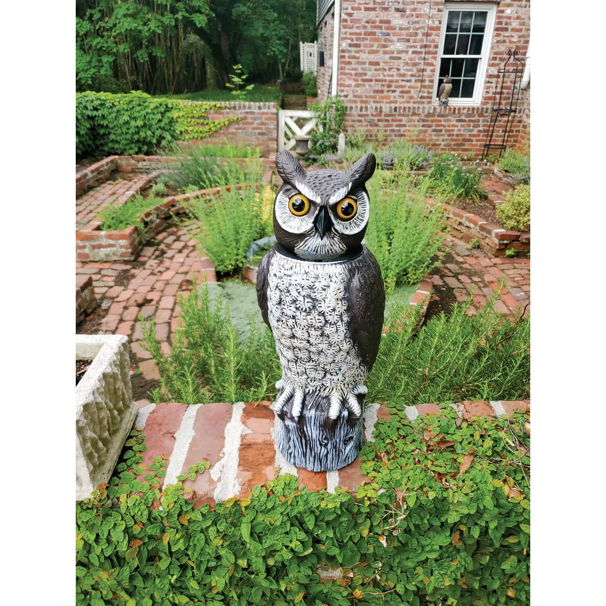 Gardeneer 18 In. H. Solar Motion Activated Owl Pest Deterrent Decoy - photo 4
