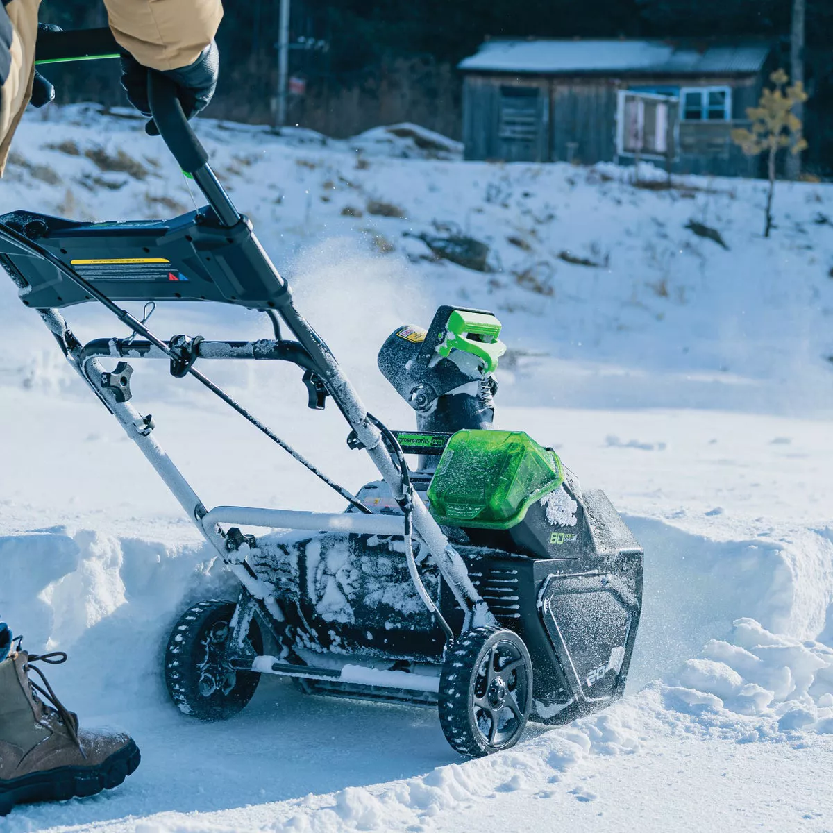 Greenworks 40V 20 In. Cordless Snow Blower with 5.0 Ah Battery and Charger - photo 7