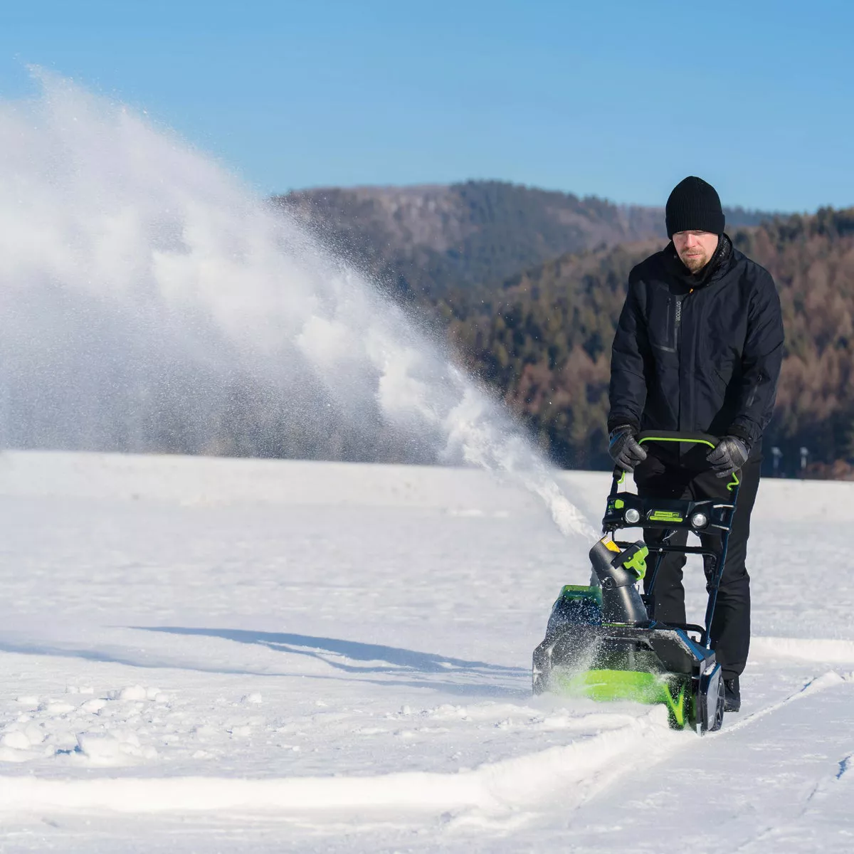 Greenworks 40V 20 In. Cordless Snow Blower with 5.0 Ah Battery and Charger - photo 2