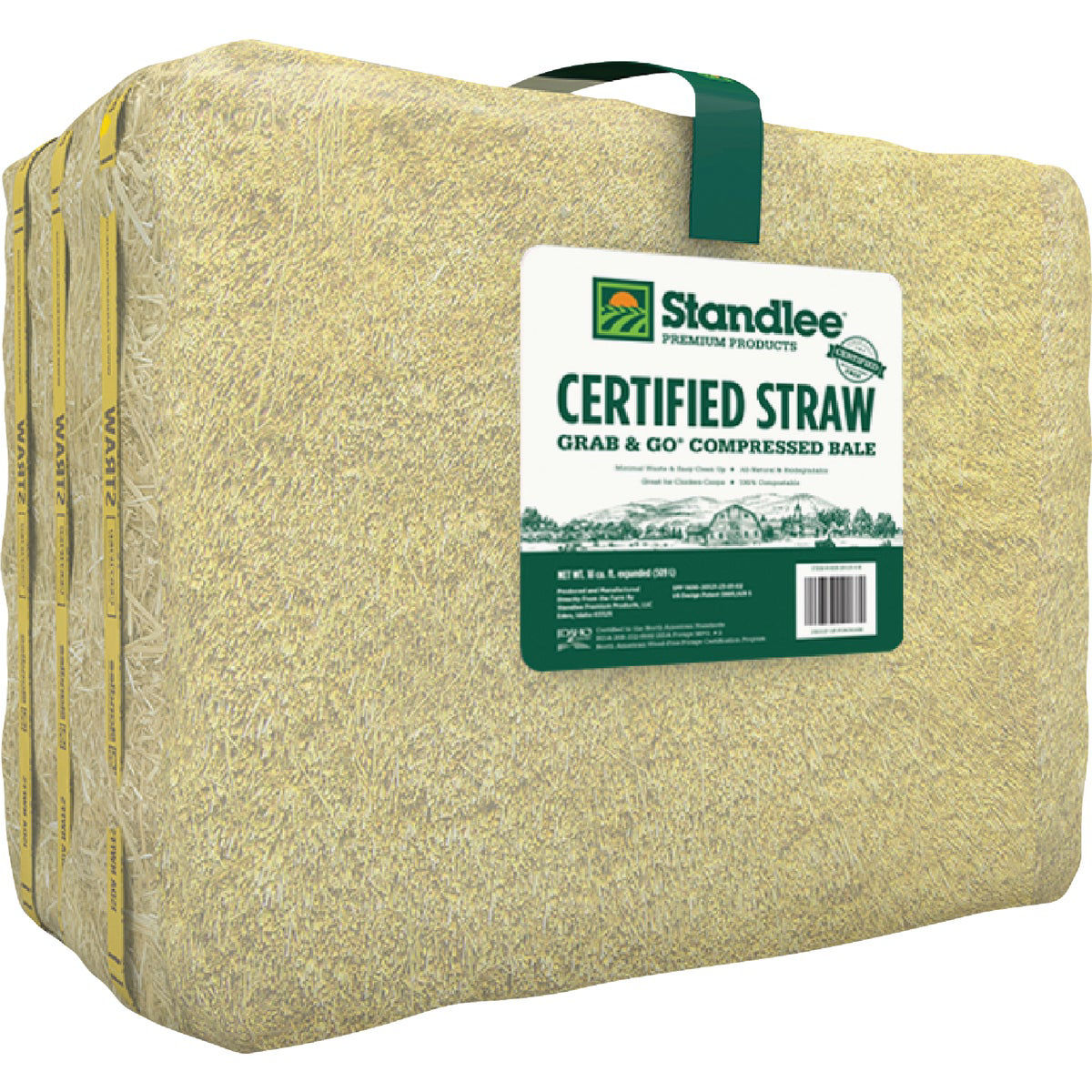 Standlee Premium Western Forage 18 Cu. Ft. Certified Straw Grab & Go