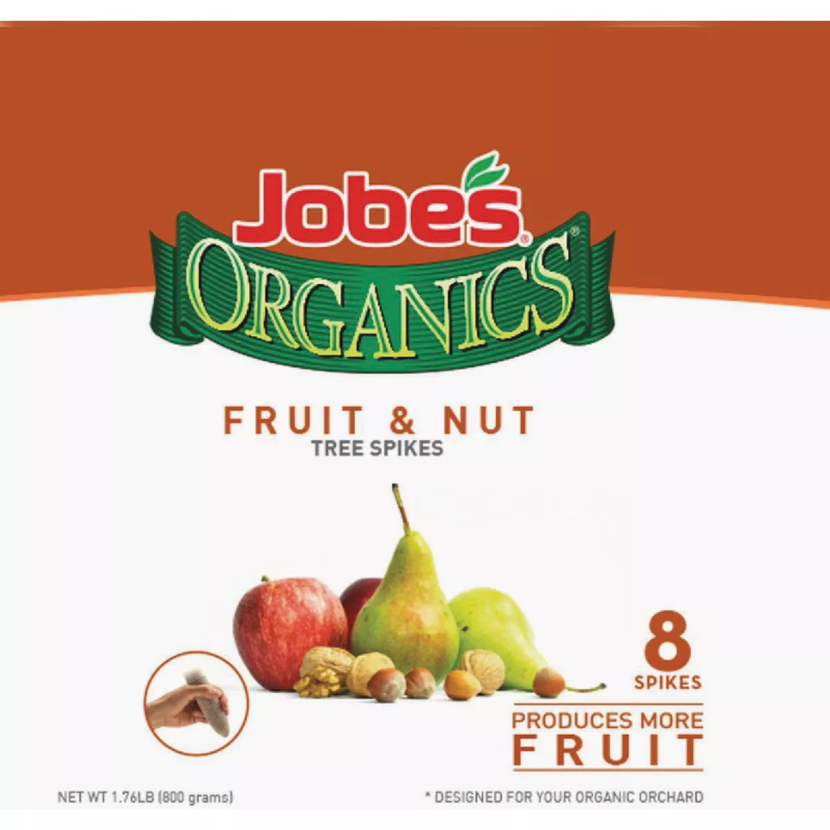 Jobe's Organics Fruit & Nut Tree Spikes (8-Pack)