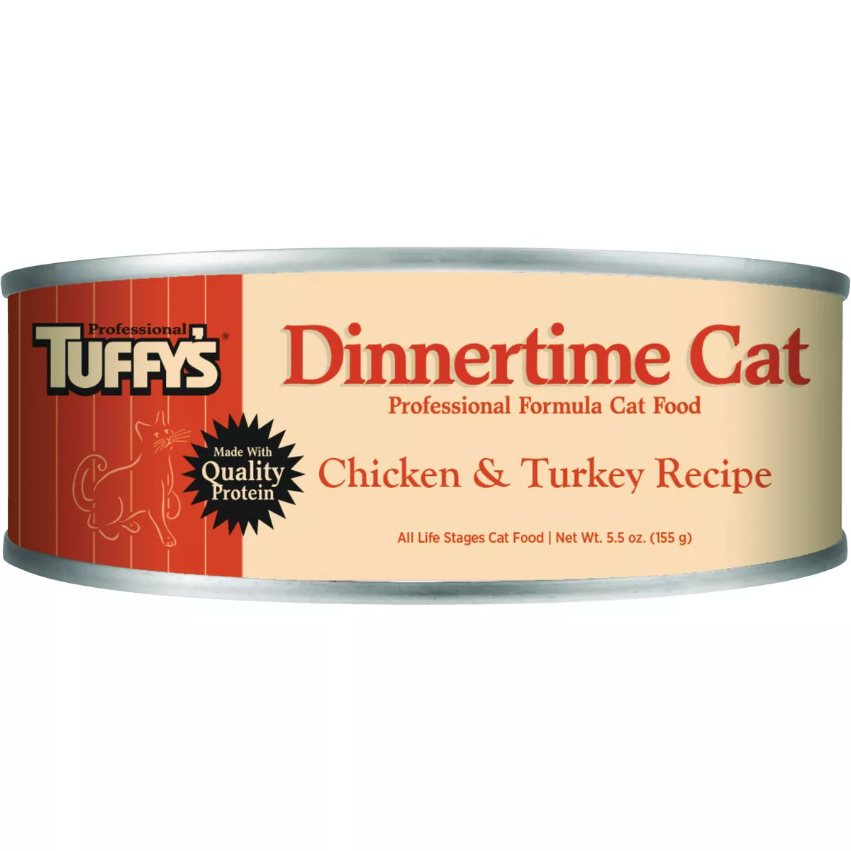 Tuffy's Dinnertime 5.5 Oz. Chicken & Turkey Cat Food