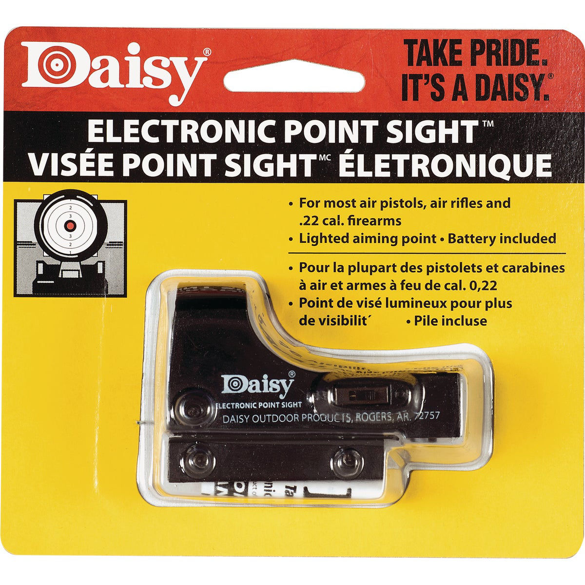 Daisy Dovetail Mount Black Electronic Airsoft Point Sight | Do it Best