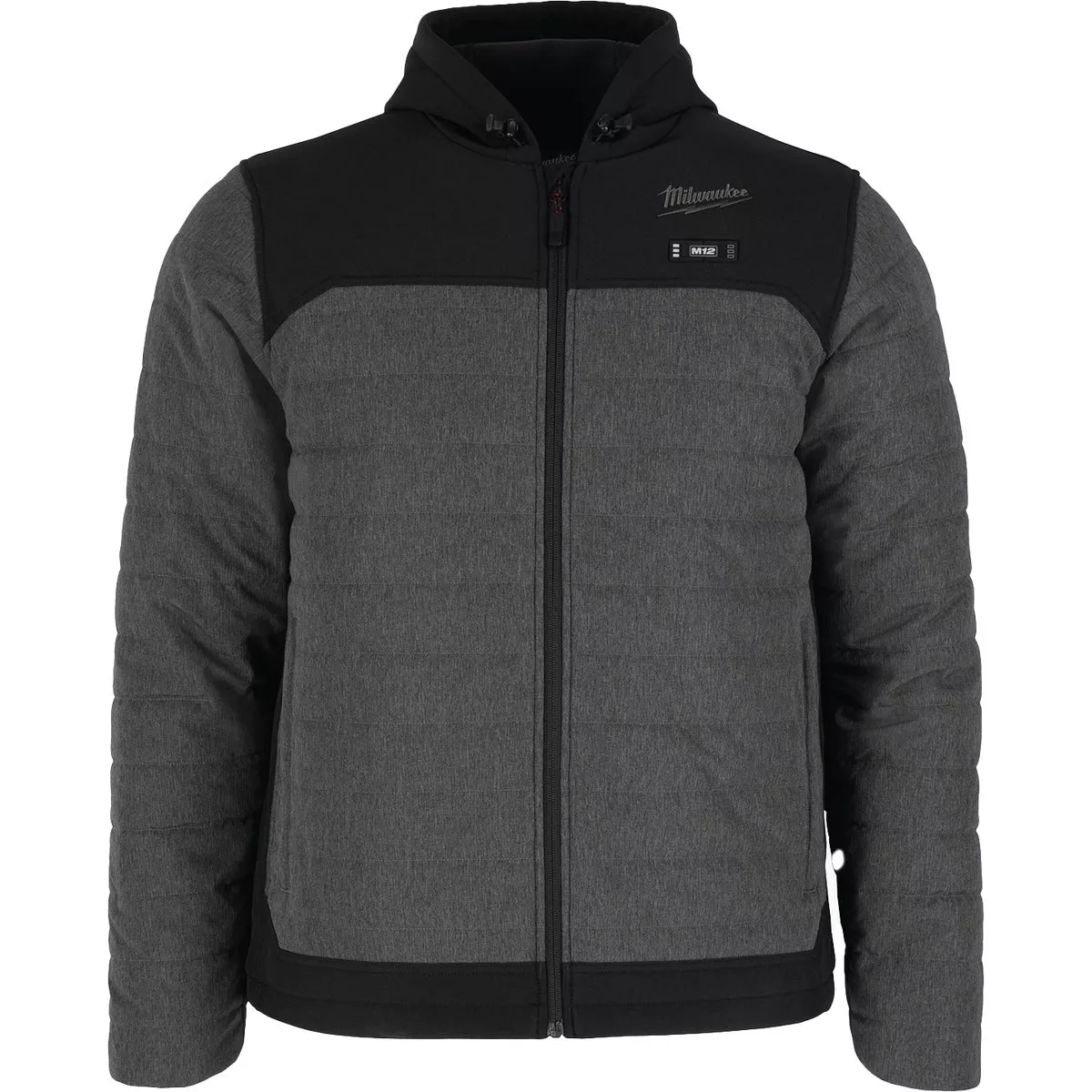 Milwaukee M12 AXIS Men's Gray Cordless Heated Jacket, XL
