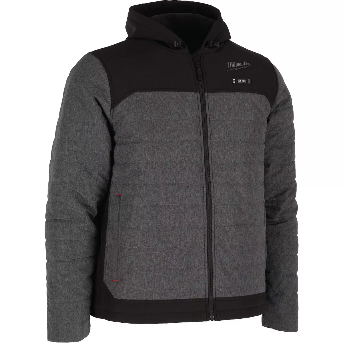 Milwaukee M12 AXIS Men's Gray Cordless Heated Jacket, XL - photo 3