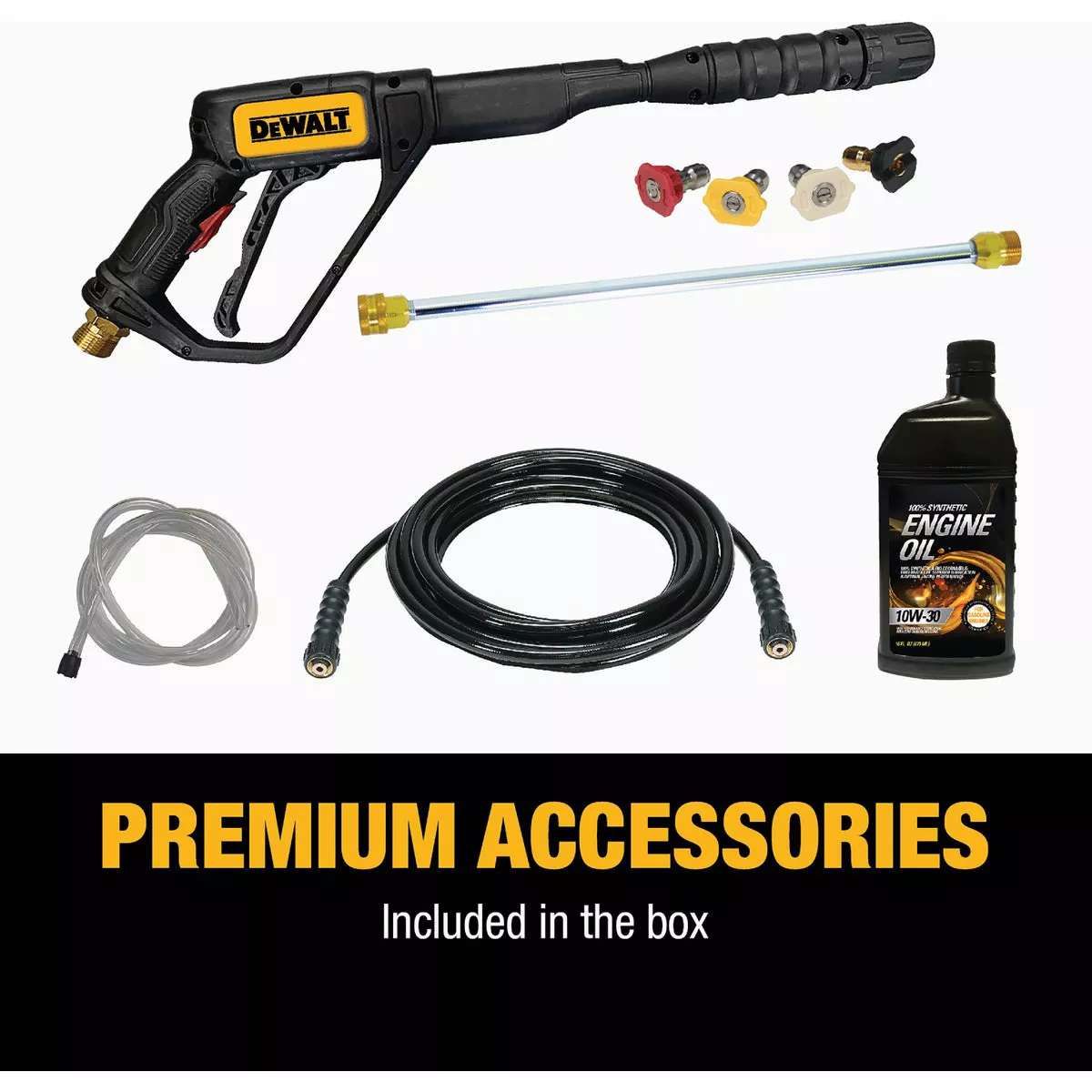 DEWALT 3400 PSI 2.5 GPM Gas Cold Water Pressure Washer with Manual Recoil + E-Start Engine - photo 3