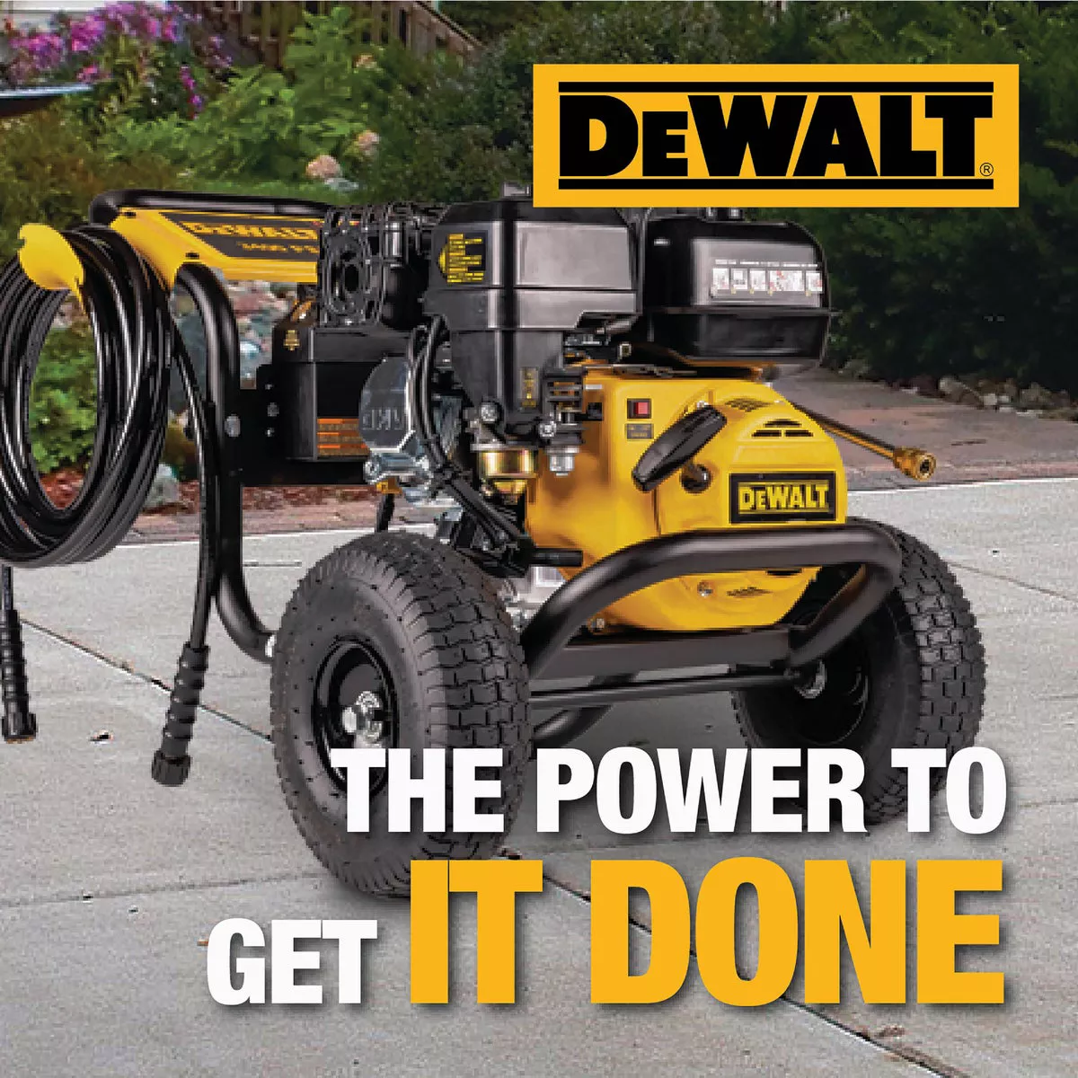 DEWALT 3400 PSI 2.5 GPM Gas Cold Water Pressure Washer with Manual Recoil + E-Start Engine - photo 8