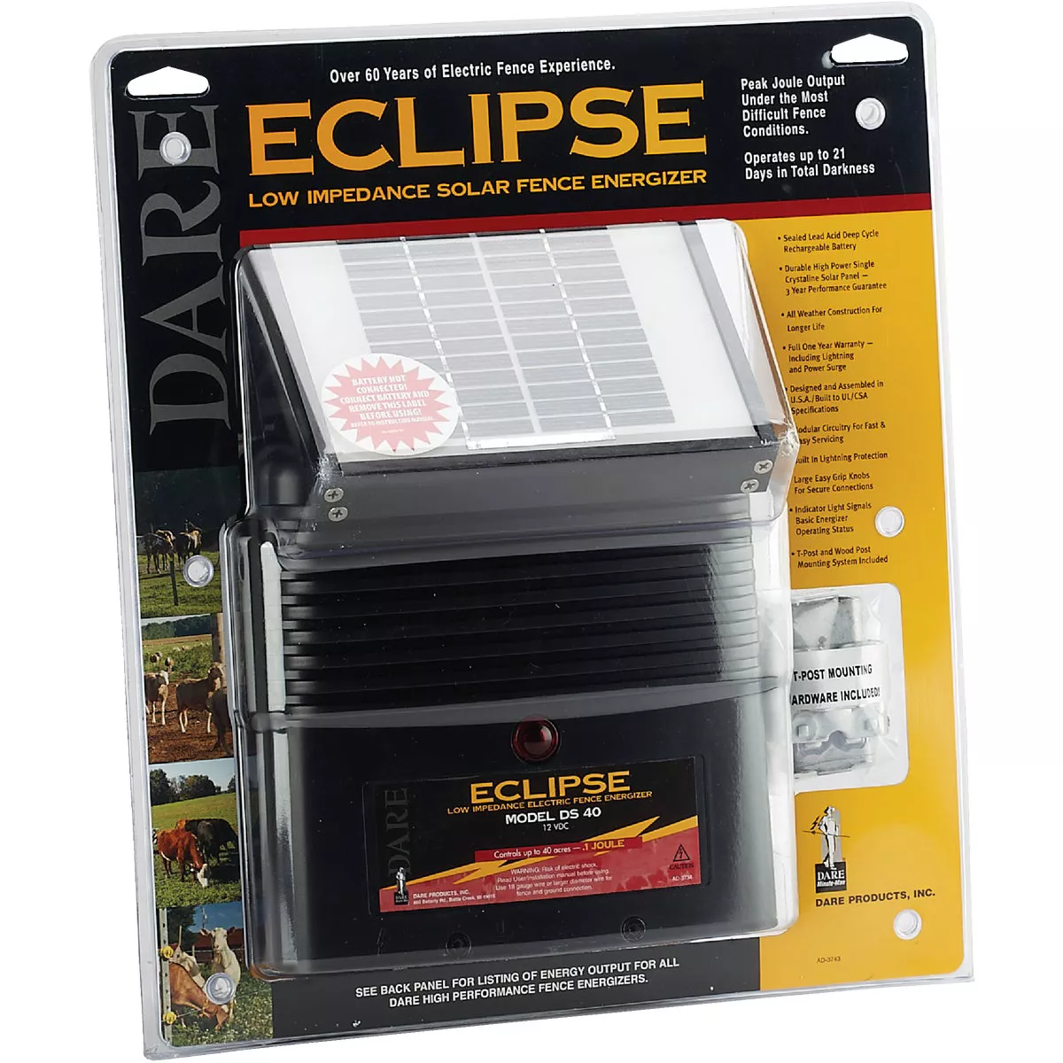 Dare Eclipse 40-Acre Electric Fence Charger - photo 2