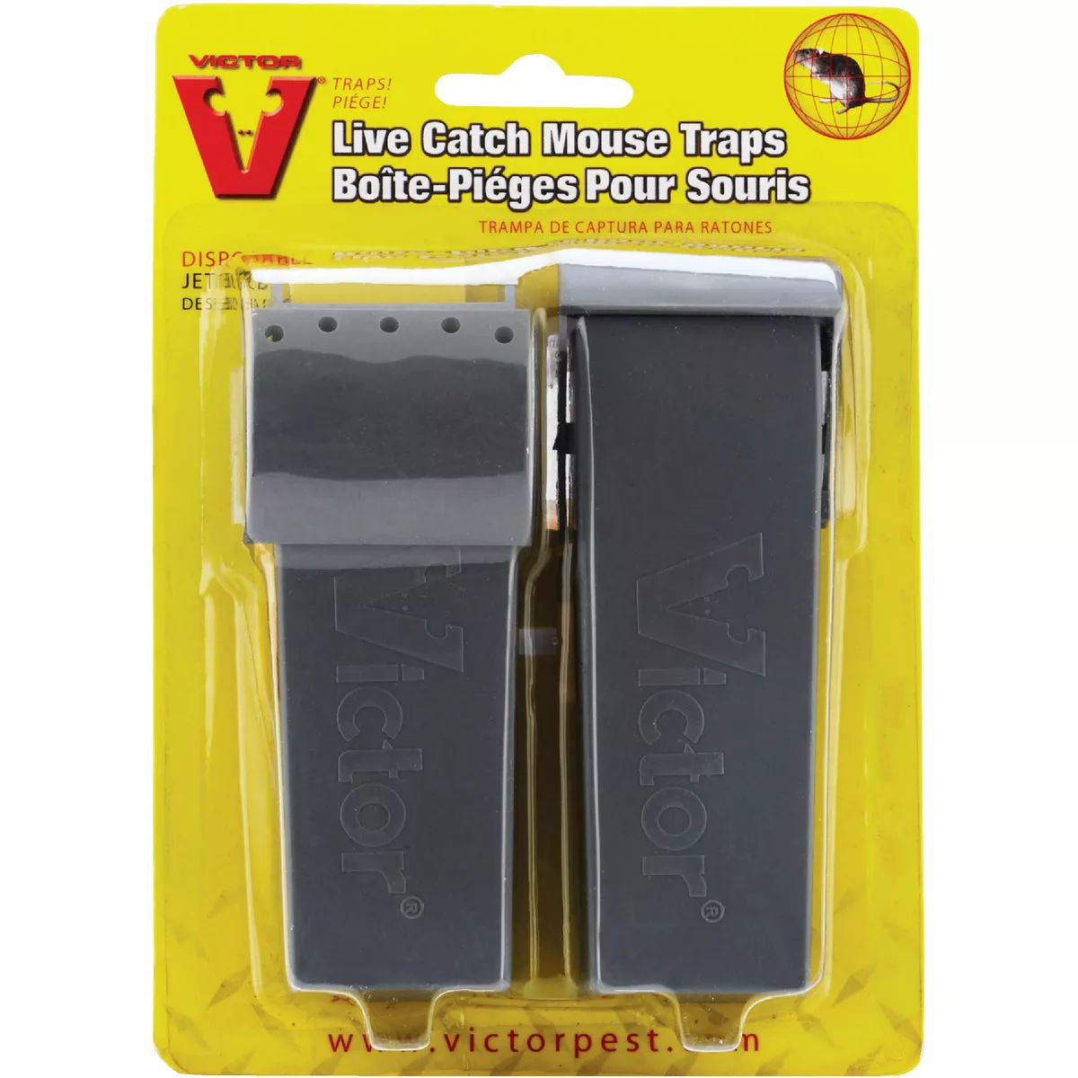 Victor Mechanical Live Mouse Trap (2-Pack) - photo 2