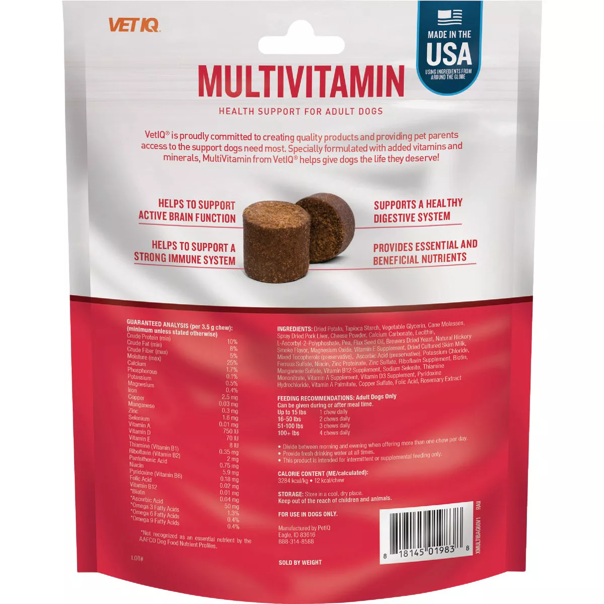 VetIQ 7.4 Oz. Multi Vitamin Dog Chew (60-Pack) - photo 2