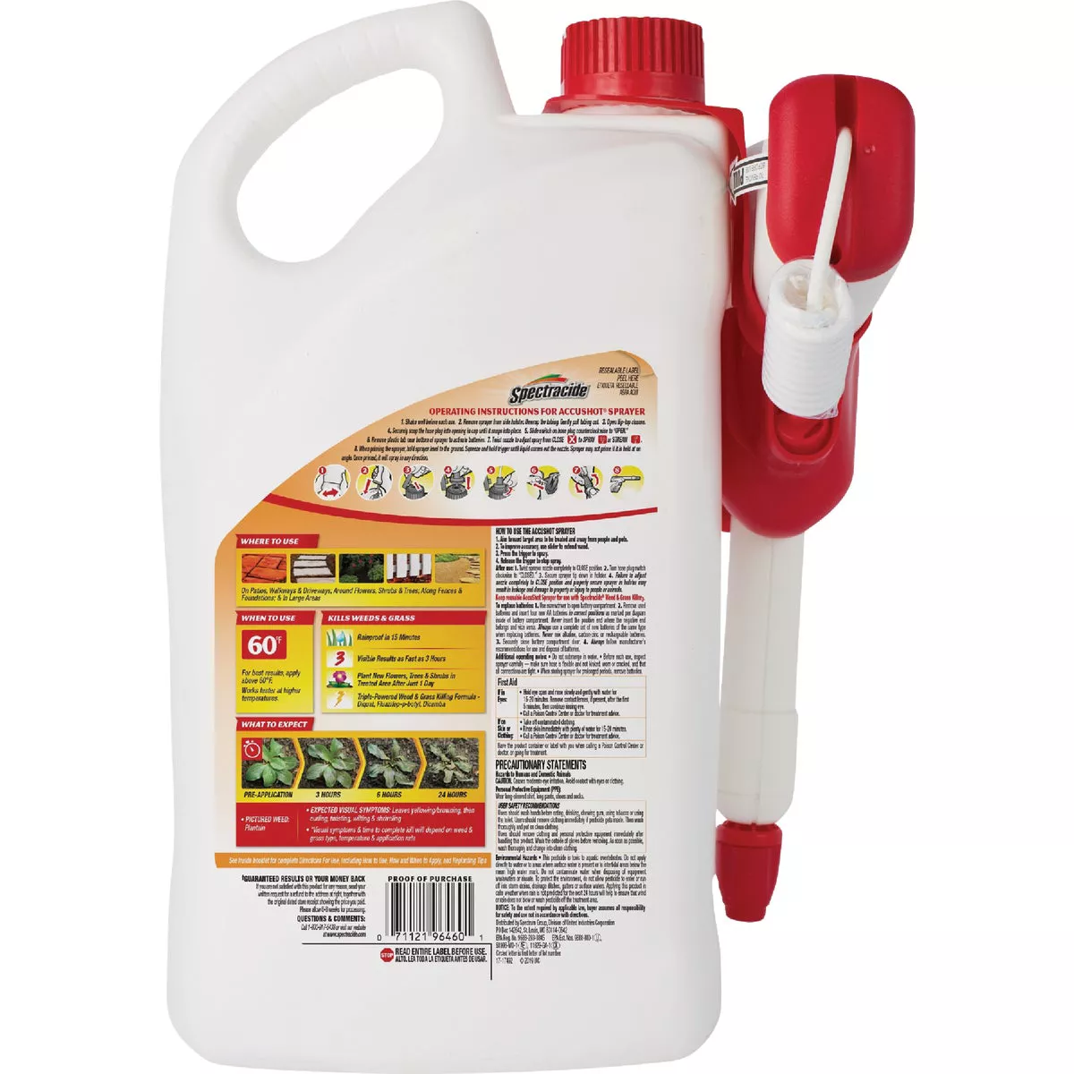 Spectracide Weed & Grass Killer2 1 Gal. Ready To Use with Accushot Sprayer - photo 2