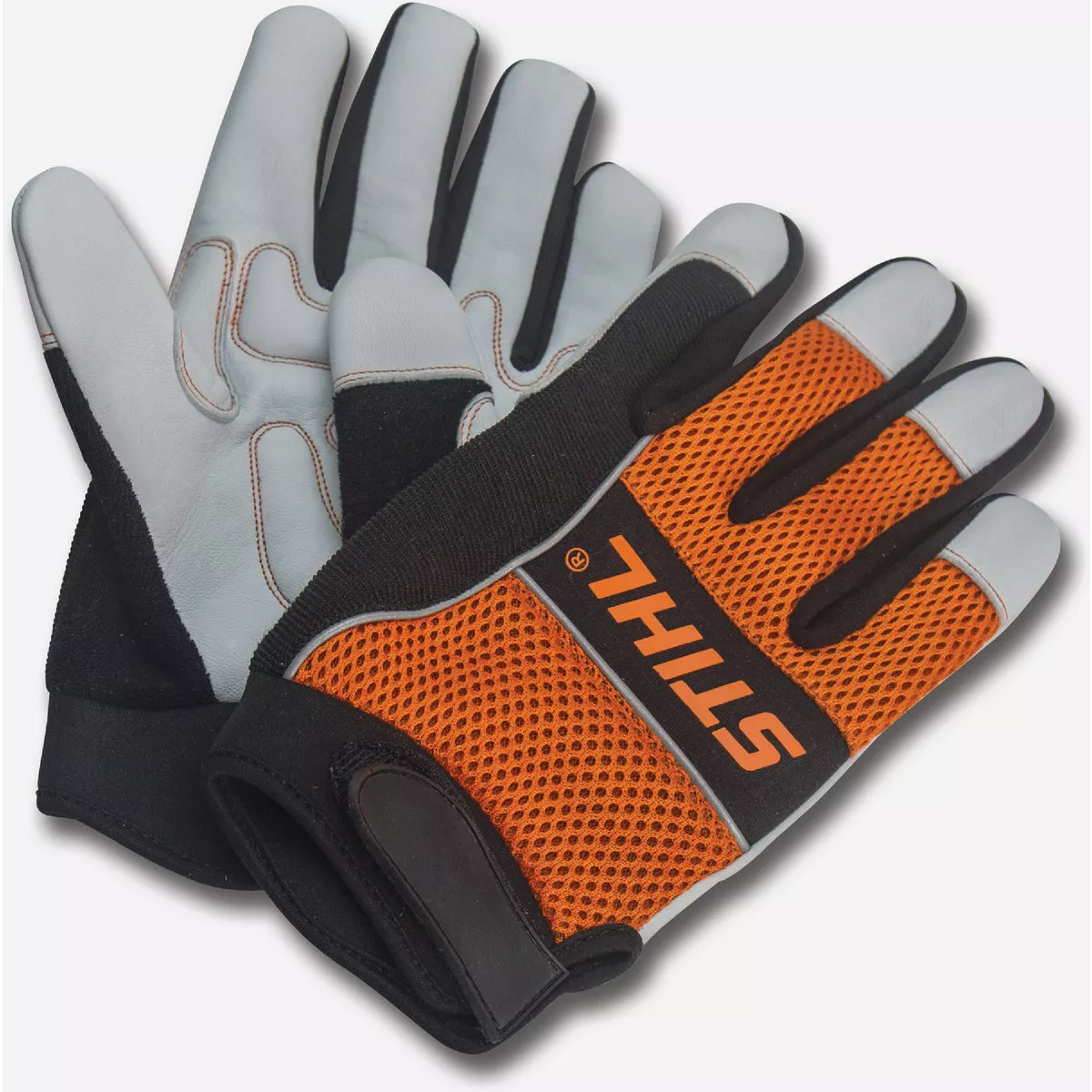 STIHL Men's Large Goat Skin & Nylon Meshback Work Glove