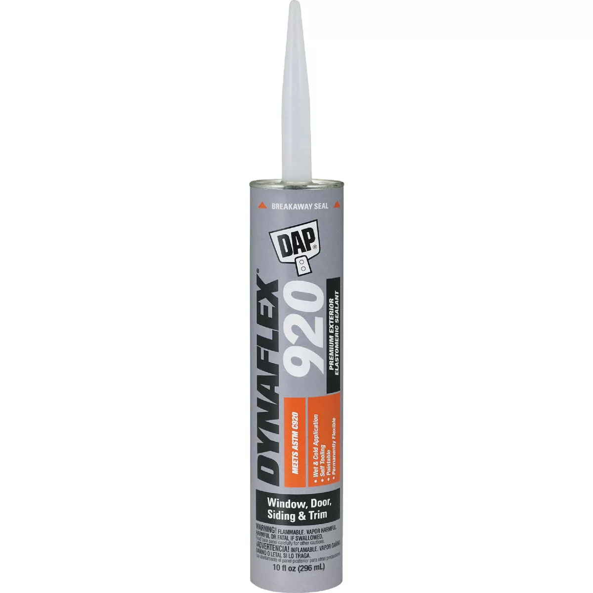DAP DYNAFLEX 920 10.1 Oz. Premium Exterior Elastomeric Sealant, White
