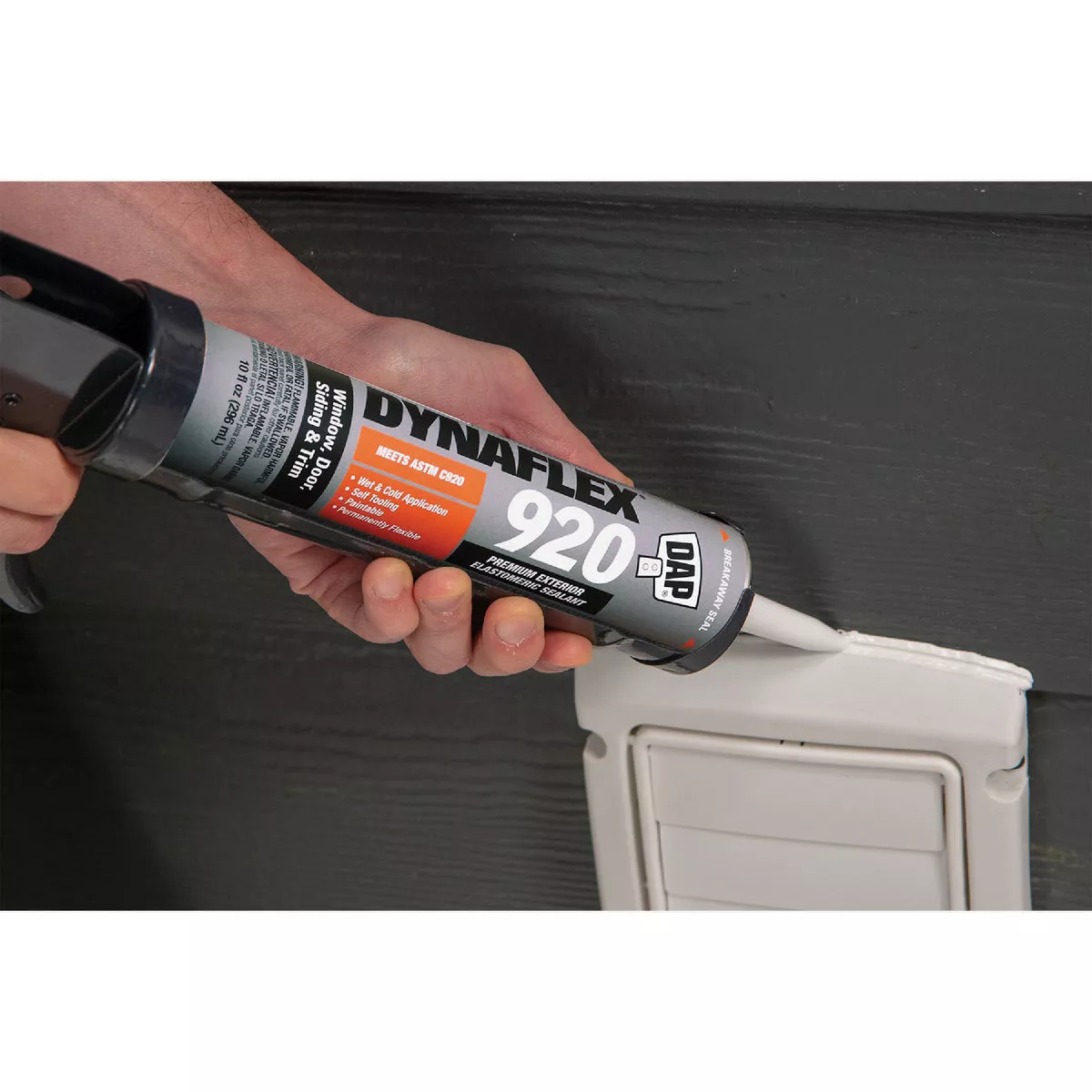 DAP DYNAFLEX 920 10.1 Oz. Premium Exterior Elastomeric Sealant, White - photo 3