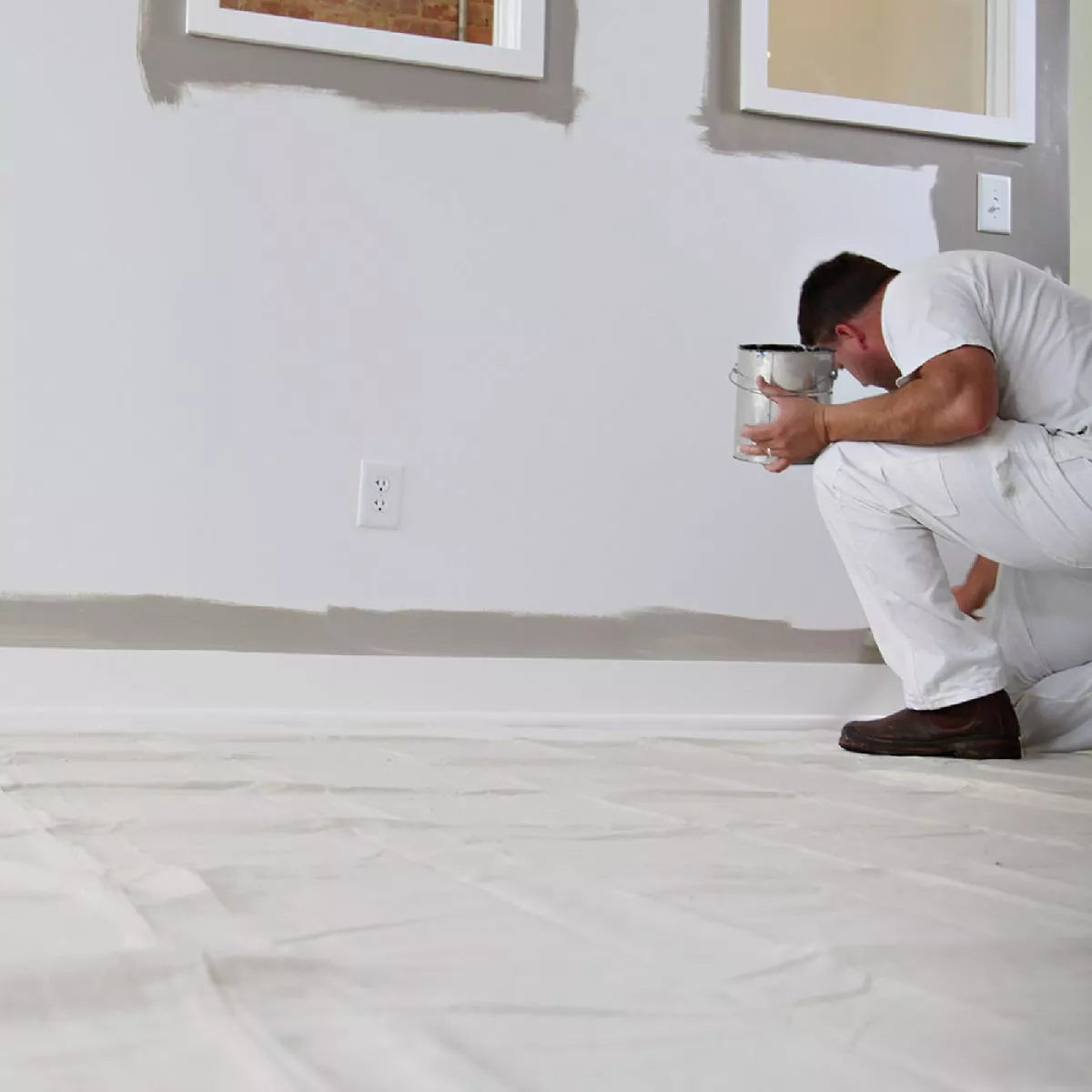 Trimaco SuperTuff 8 Oz. 9 Ft. x 12 Ft. Medium Weight Canvas Drop Cloth - photo 5