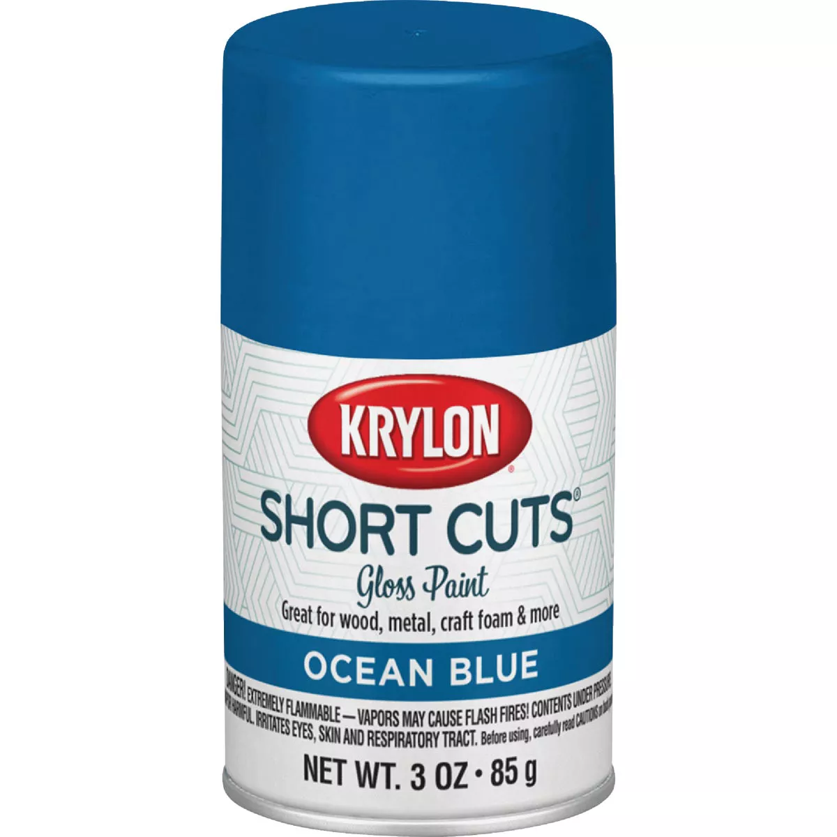 Krylon Short Cuts 3 Oz. High-Gloss Enamel Spray Paint, Ocean